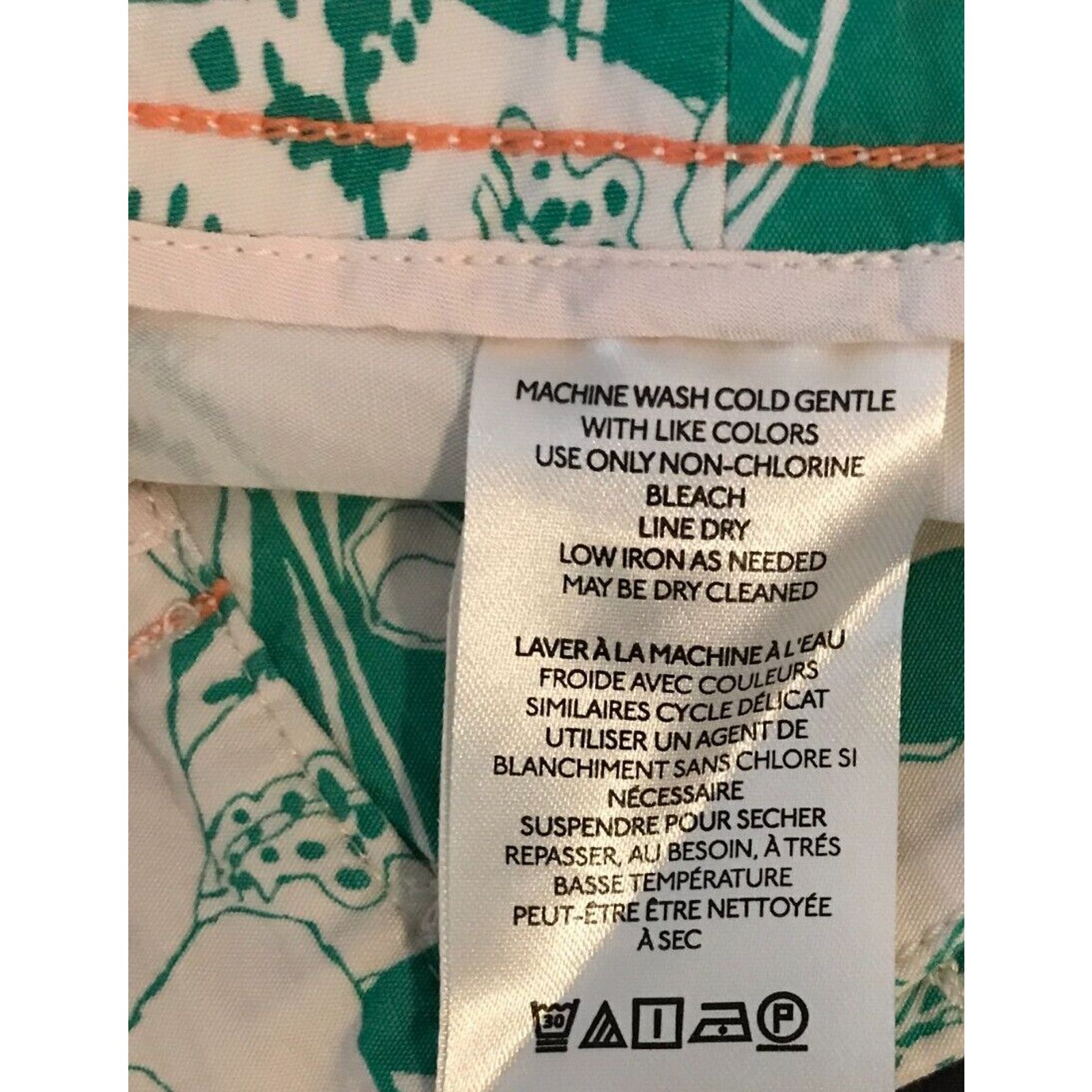 Anthropologie Anthropologie Maeve The Colette Green/White Floral Shorts Size 25" / US 0 / IT 36 - 8 Thumbnail
