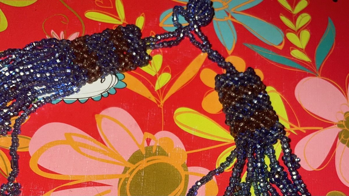 Vintage Vintage Huichol Tribe Hand Beaded Necklace Size ONE SIZE - 7 Thumbnail