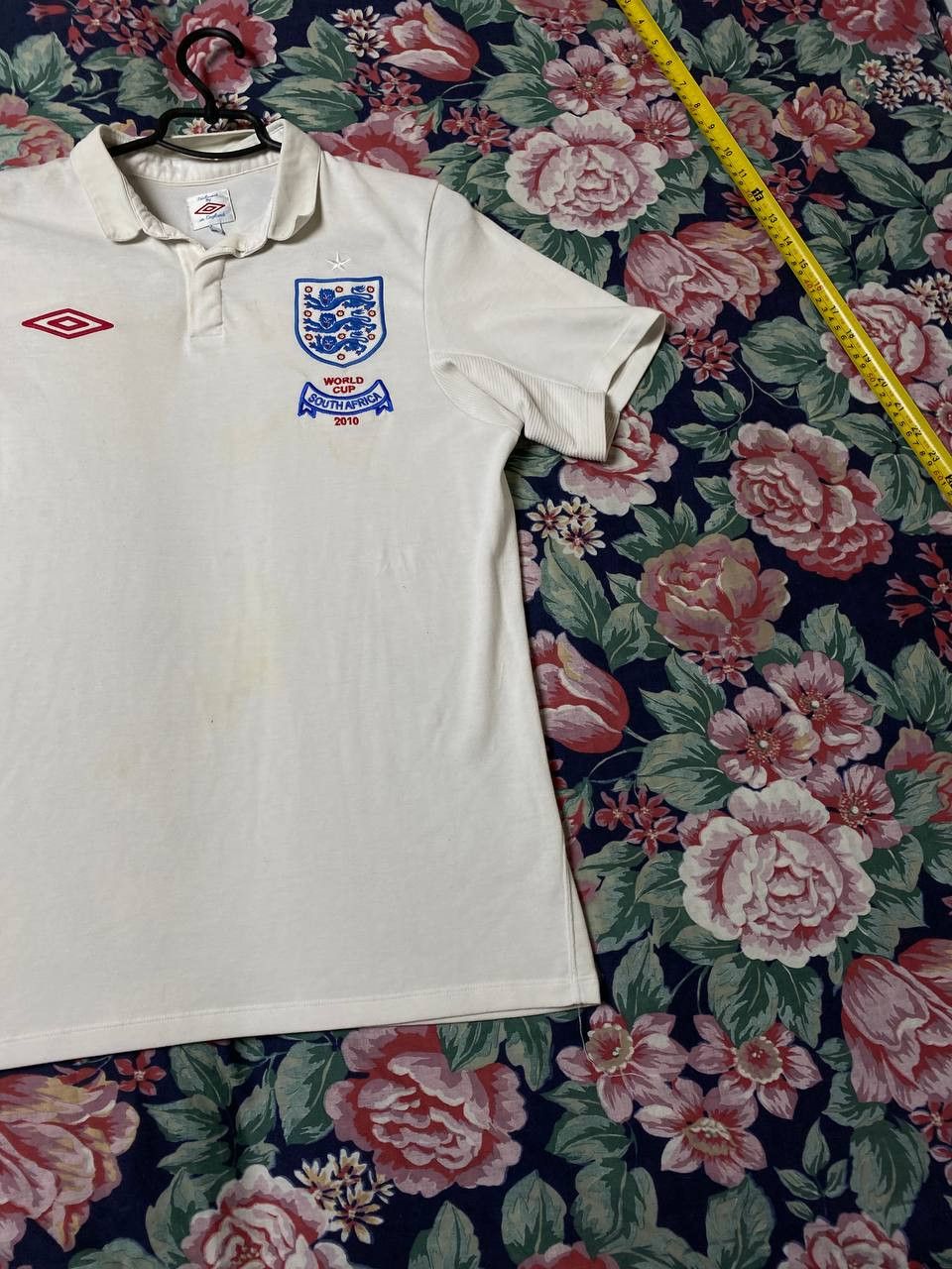 Umbro Umbro England vintage streetwear t shirt polo tee Size US M / EU 48-50 / 2 - 21 Thumbnail