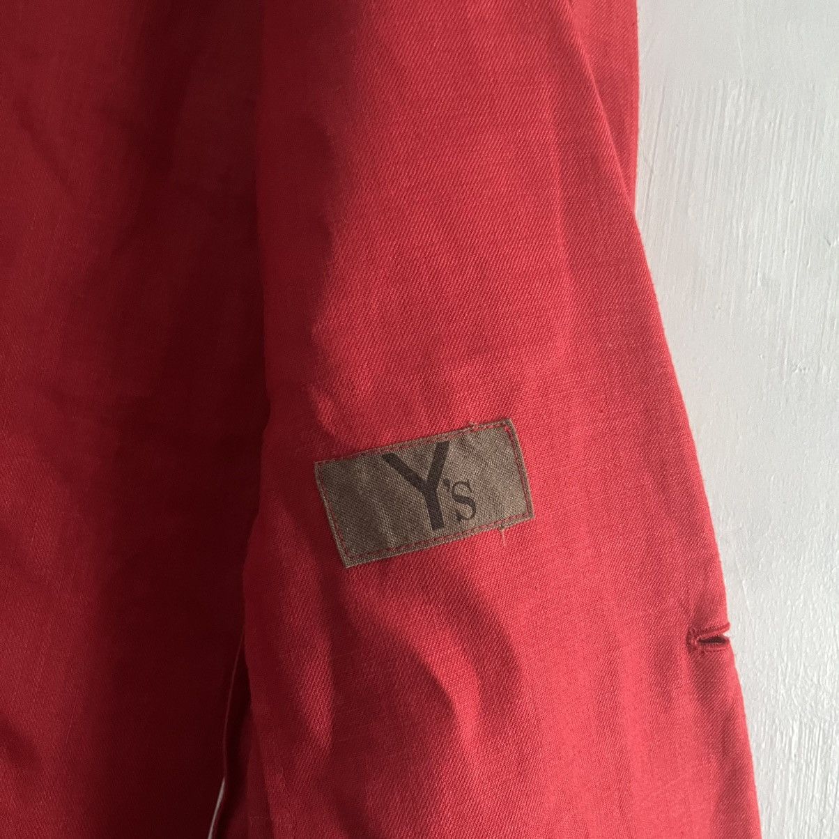 Yohji Yamamoto 80's Y's Yohji Yamamoto Single Button Hemp Blazer Size 38R - 7 Thumbnail