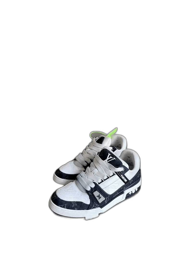 Louis Vuitton Louis Vuitton Louis Vuitton LV Trainer Black and White Sne Size US 10 / EU 43 - 1 Thumbnail