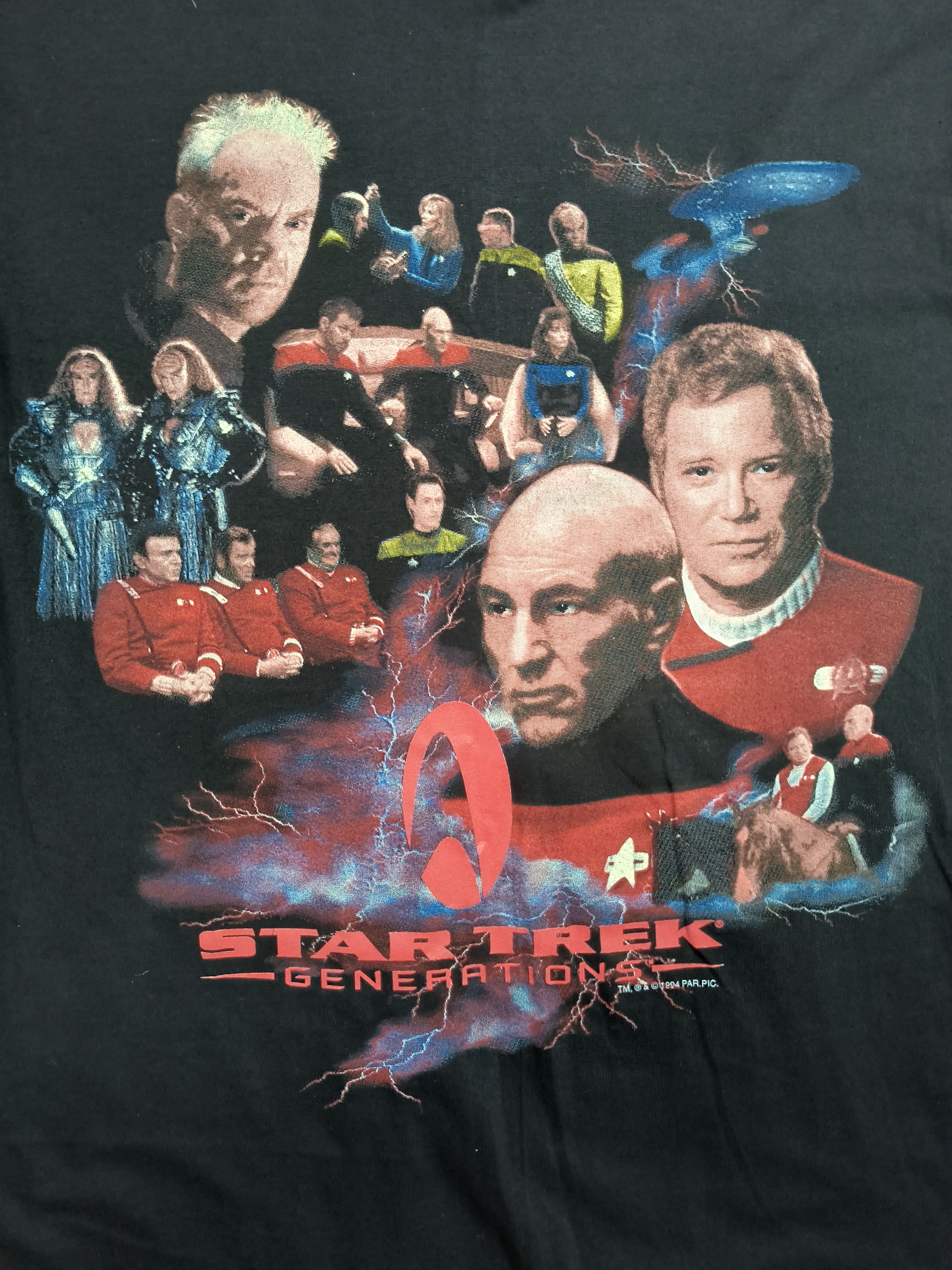 Vintage Vintage Star Trek Generations 1994 tee Size US L / EU 52-54 / 3 - 1 Thumbnail