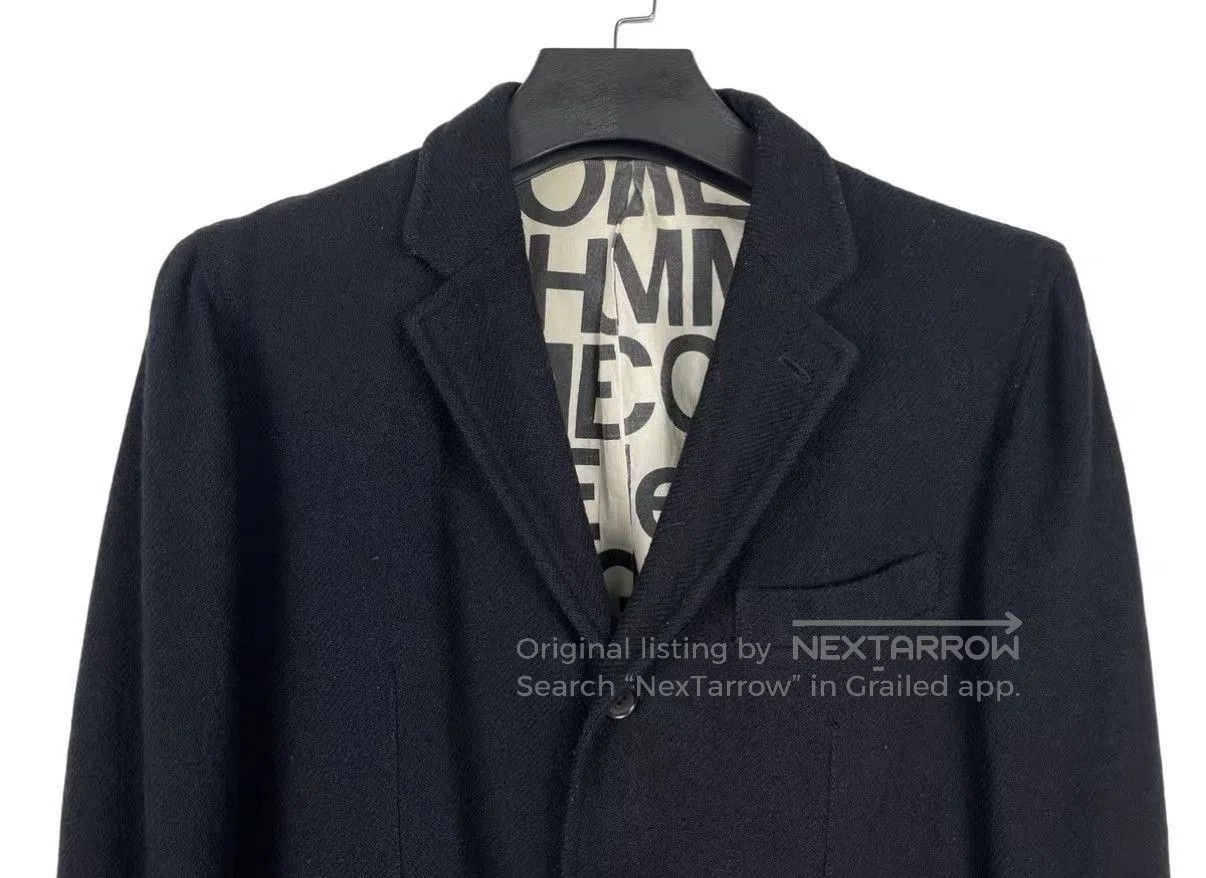 Comme des Garcons Homme Plus Black Lightweight Blazer Jacket Size S. Size US S / EU 44-46 / 1 - 3 Thumbnail