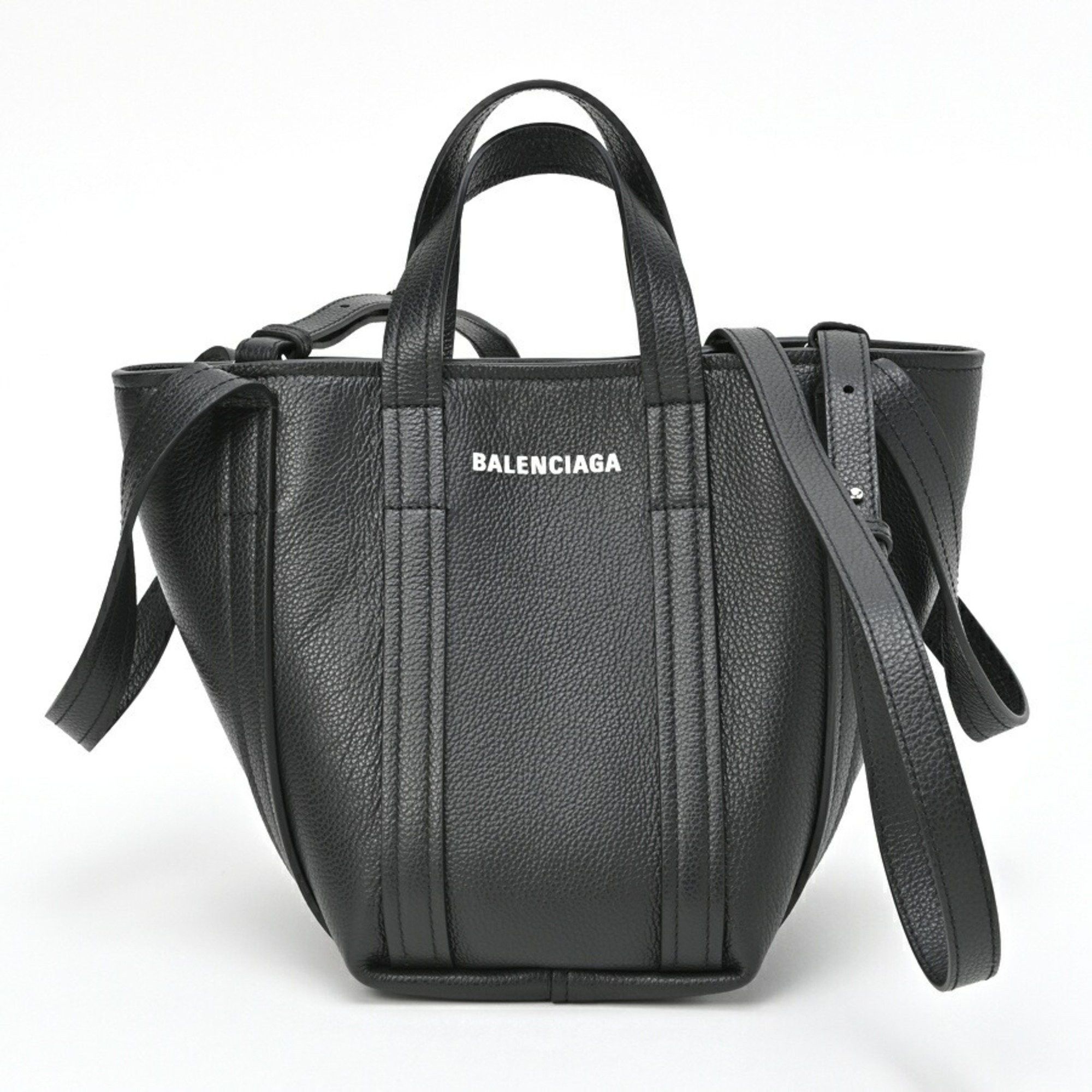 image of Balenciaga Everyday Xs North South Shoulder Tote Bag 672793 Black S-155128, Women's