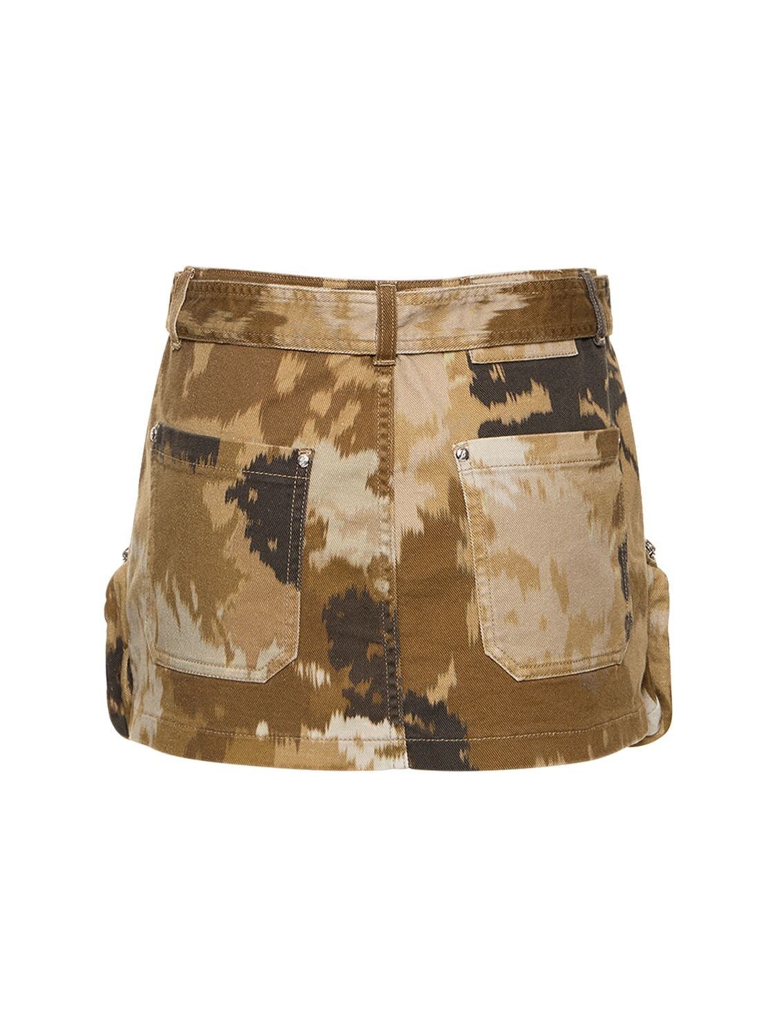 Blumarine Blumarine belted mini cargo camouflage print skirt Size 25" / US 0 / IT 36 - 3 Thumbnail