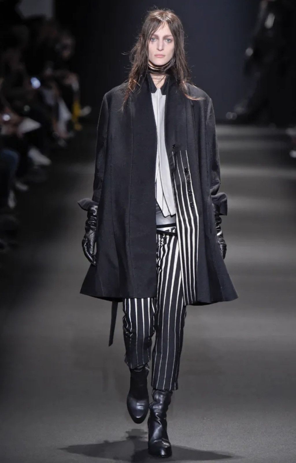 Ann Demeulemeester Ann Demeulemeester - F/W ‘15 - Stripe Silk Trouser Size 28" / US 6 / IT 42 - 13 Thumbnail