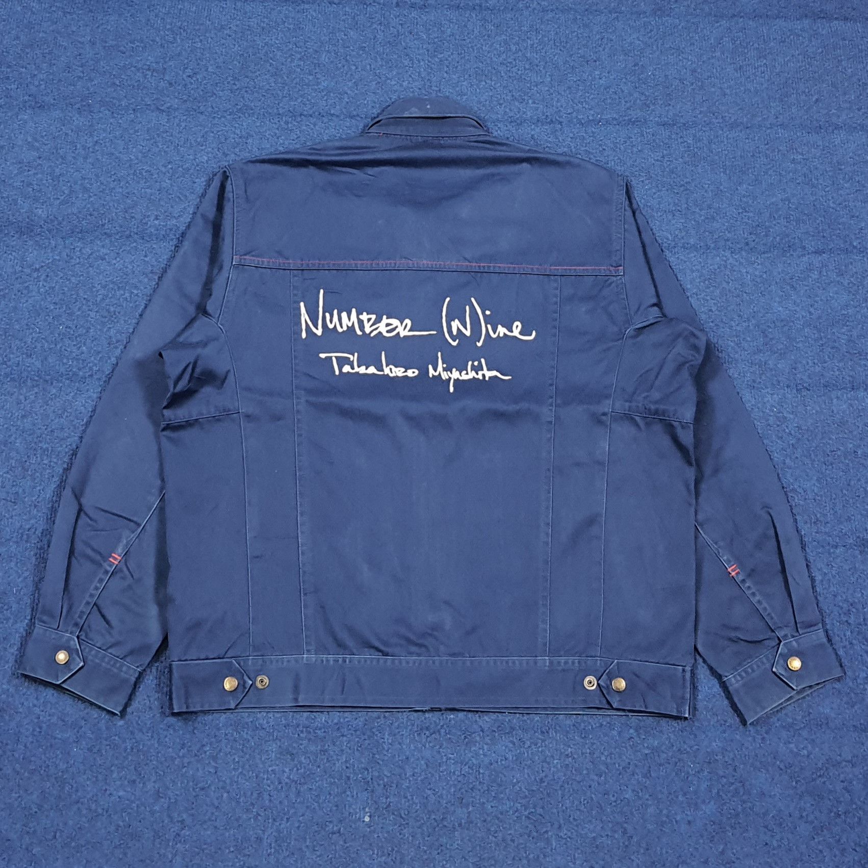 Japanese Brand Vintage Kansai x Number Nine Custom Logo Workwear C279N13 Size US M / EU 48-50 / 2 - 1 Thumbnail