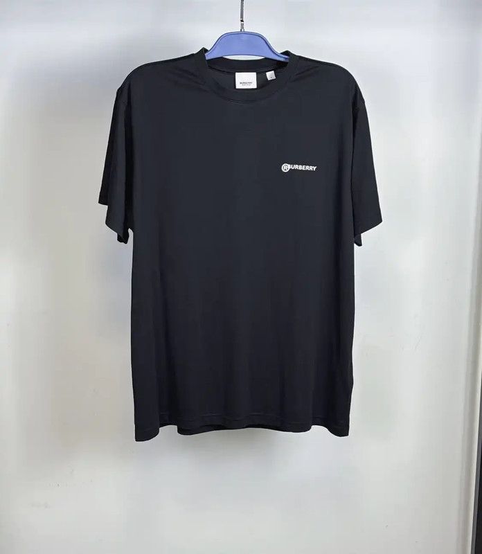 Burberry Burberry Black Cotton Men's T-shirt Size US M / EU 48-50 / 2 - 1 Thumbnail