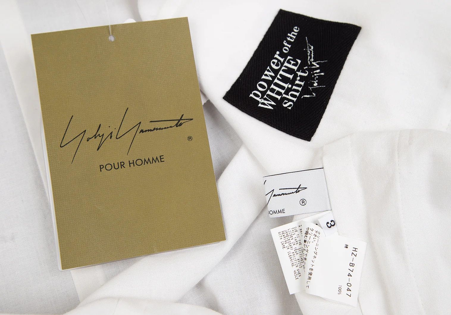 Yohji Yamamoto Yohji Yamamoto Cotton Front Margin Shirt Coat Size US L / EU 52-54 / 3 - 18 Thumbnail
