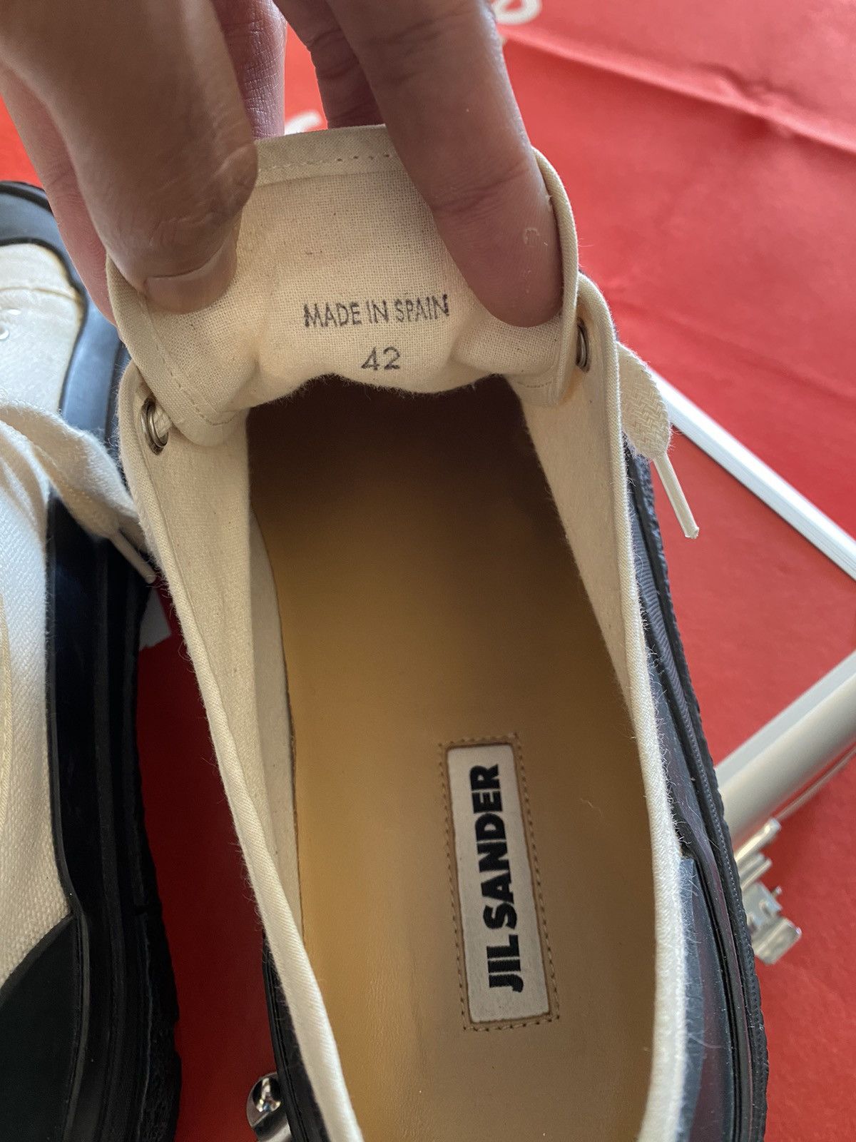 Jil Sander Jil sander canvas low cut Size US 9 / EU 42 - 4 Thumbnail