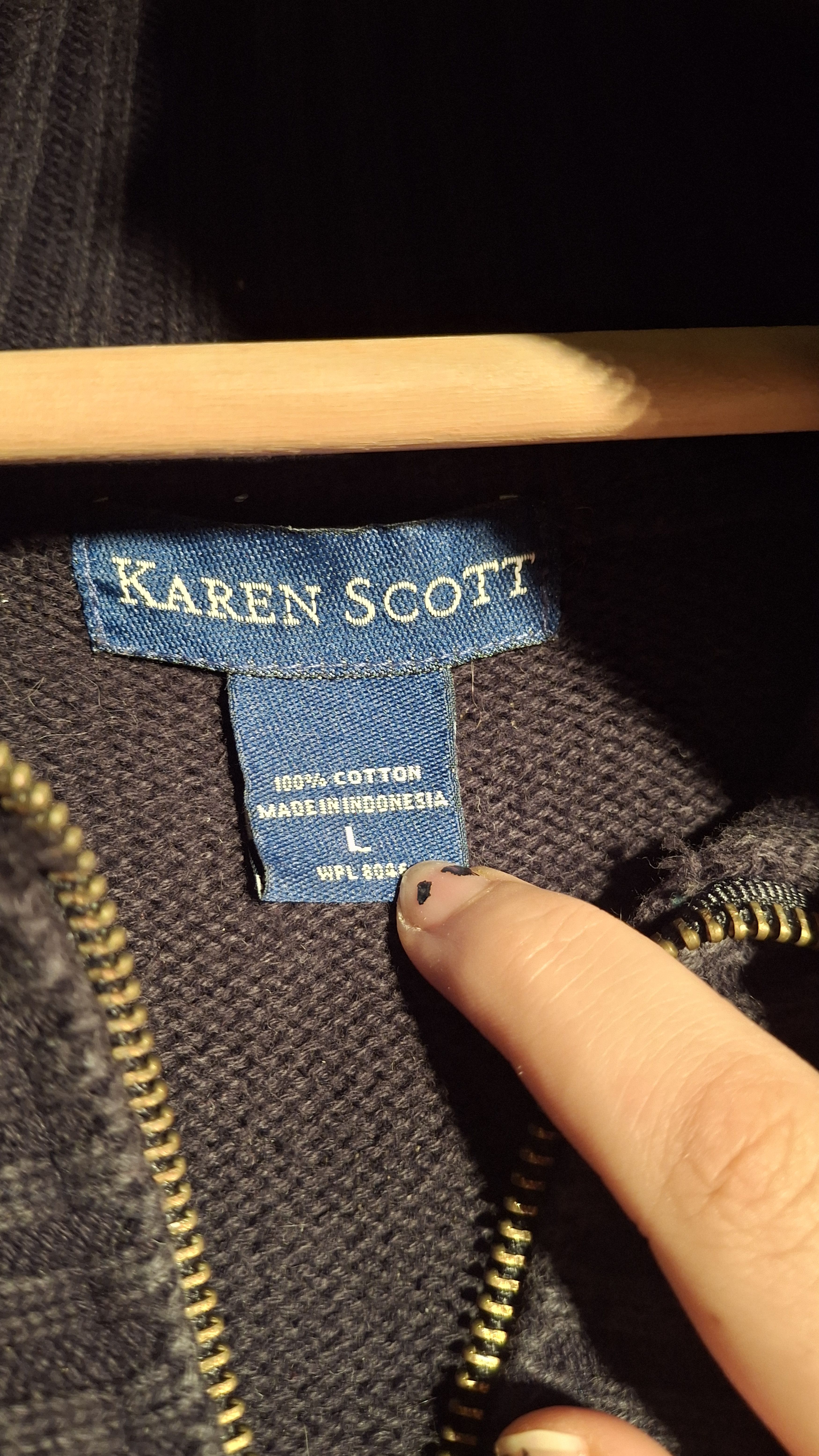 Other black karen scott zip up jumper Size L / US 10 / IT 46 - 2 Thumbnail