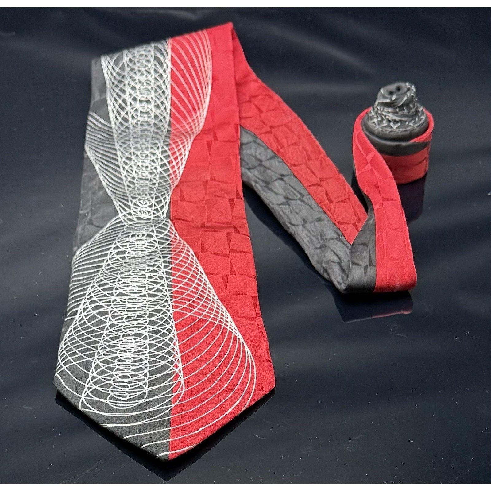 Other ALBERTO ZERRA 100% HAND MADE SILK DRESS TIE DESIGNER NECKTIE Size ONE SIZE - 8 Thumbnail