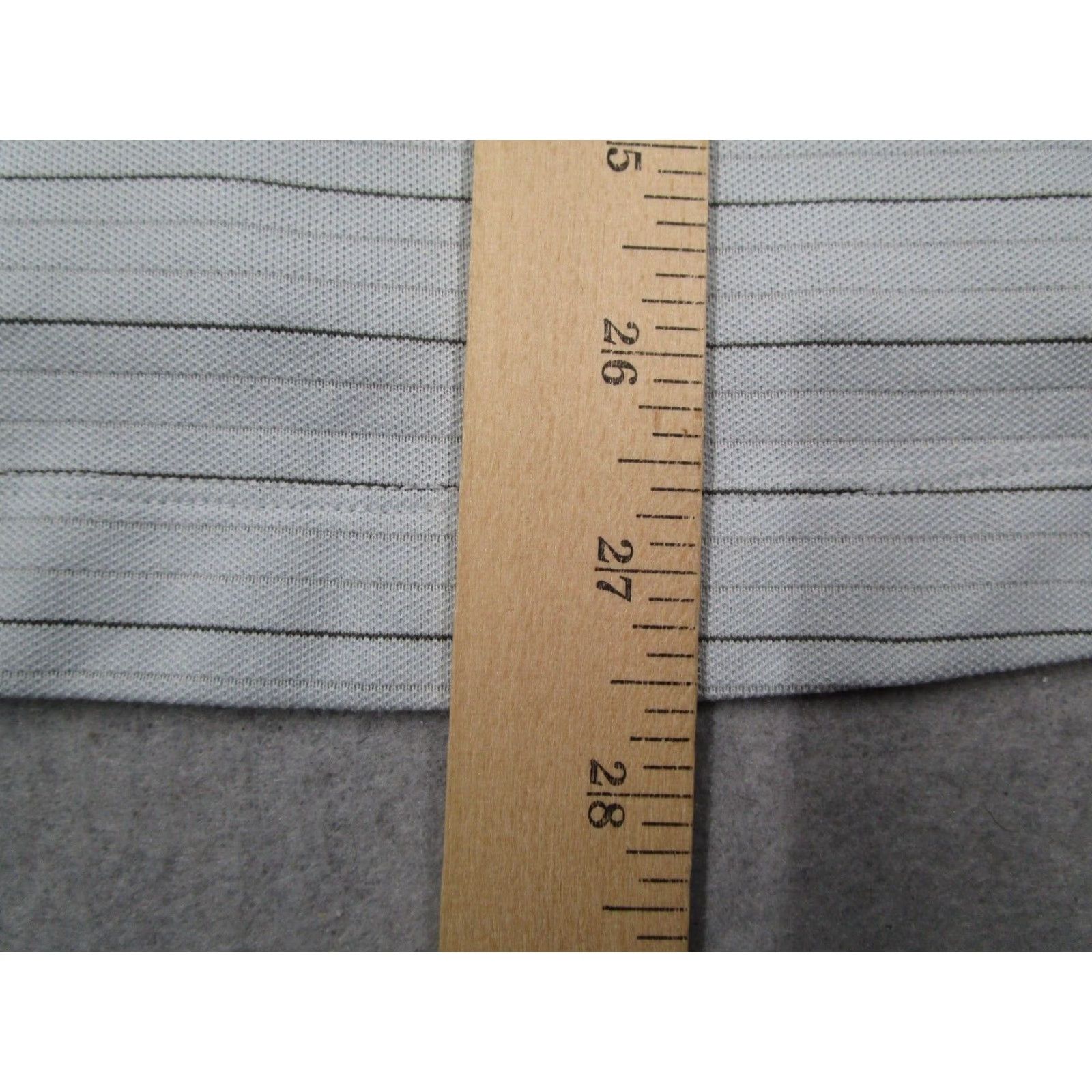Lululemon Lululemon Shirt Mens Small Gray Stripe Polo Stretch Active Work Performance Golf Shirt Size US S / EU 44-46 / 1 - 6 Thumbnail