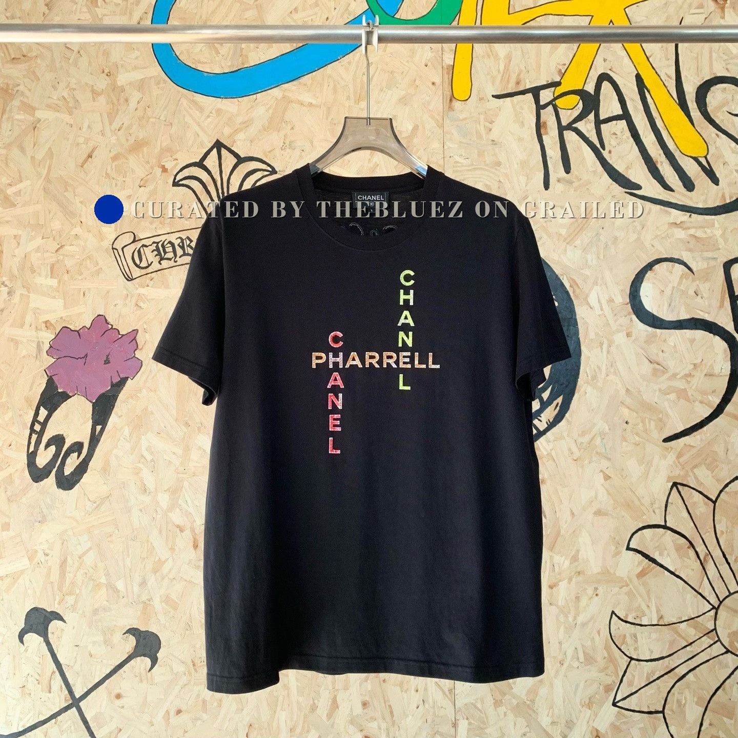 Chanel Chanel Uniform CC Logo T-shirt Black Color | Grailed