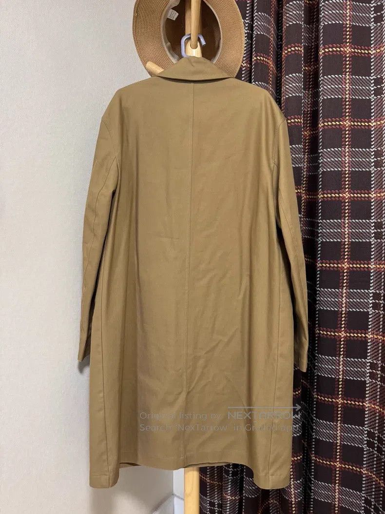 Hermes Hermes Long Trench Coat, Khaki Color, Windproof Material w Size US M / EU 48-50 / 2 - 2 Thumbnail