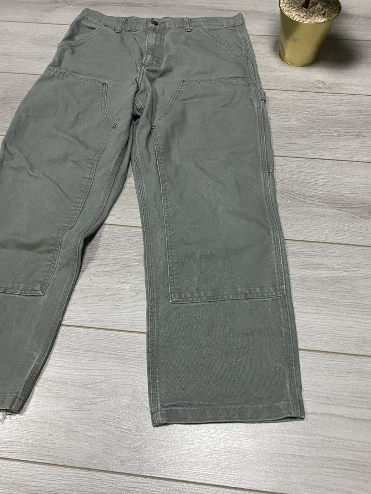 Carhartt Carhartt USA vintage double knee distressed cargo pants Size US 31 - 5 Thumbnail