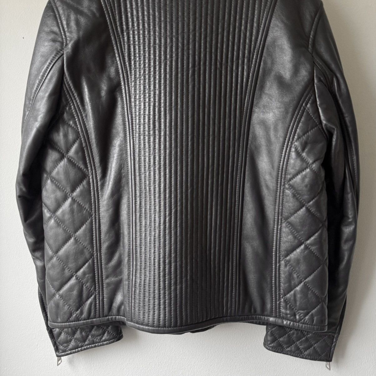Dolce & Gabbana Dolce Gabbana FW2007 Quilted Padded Leather Café Racer Size US L / EU 52-54 / 3 - 7 Thumbnail