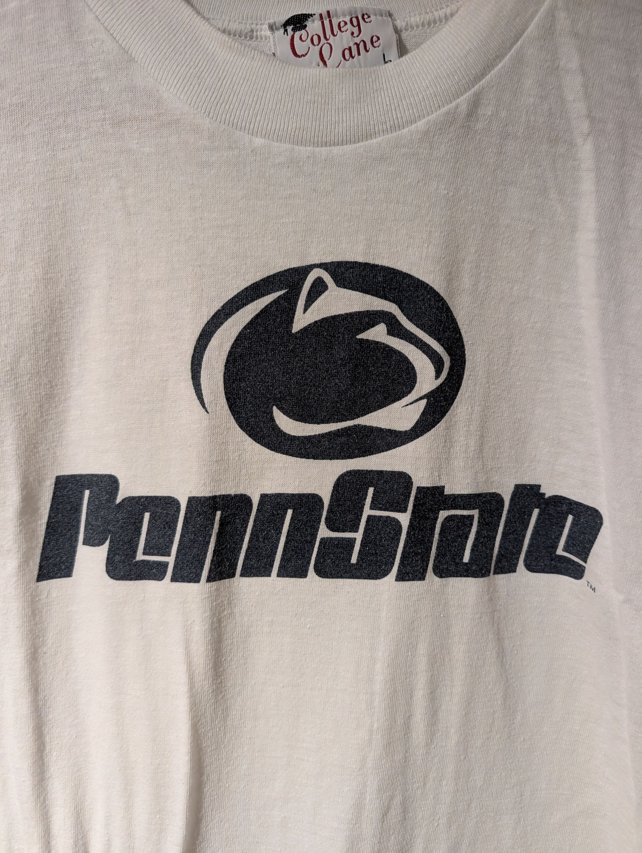 NCAA Vintage 80s Penn State Nittany Lions T-Shirt Single Stitch Size US L / EU 52-54 / 3 - 2 Thumbnail