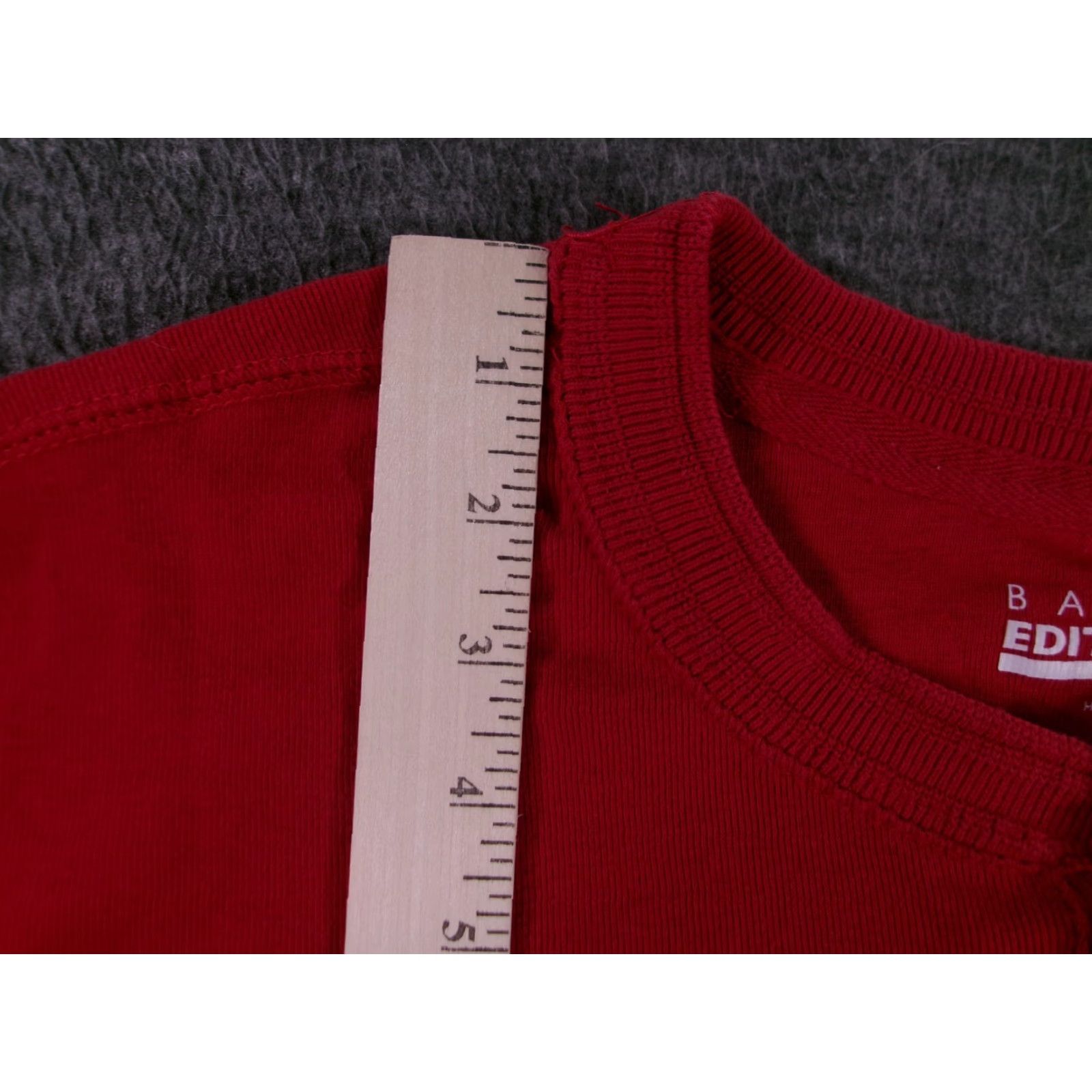 Basic Editions VINTAGE Basic Editions Shirt Men 2XL Red Henley Long Sleeve Classic Outdoor Casual Size US XXL / EU 58 / 5 - 4 Thumbnail