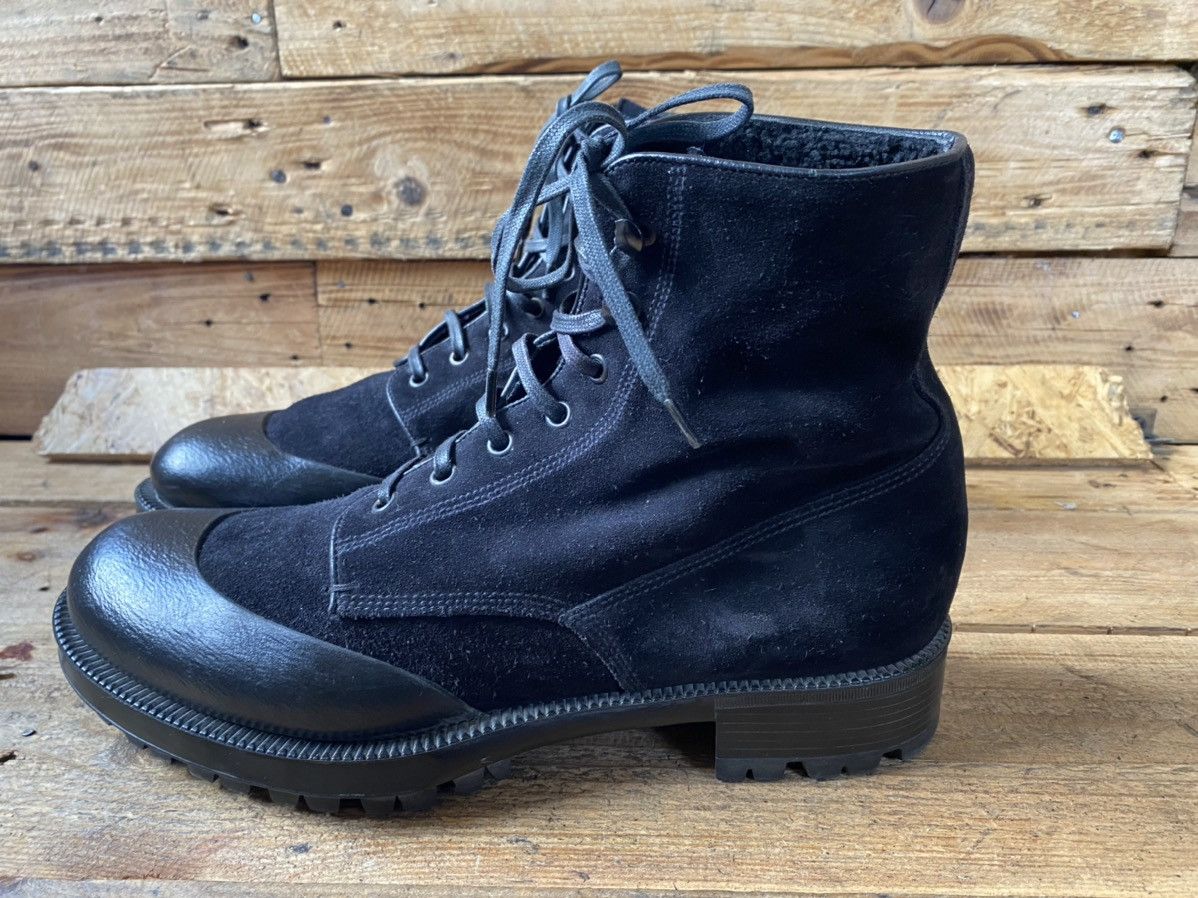 Prada Prada Fw12 rubber toe black chunky leather sneaker szuk 7.5 Size US 8.5 / EU 41-42 - 6 Thumbnail