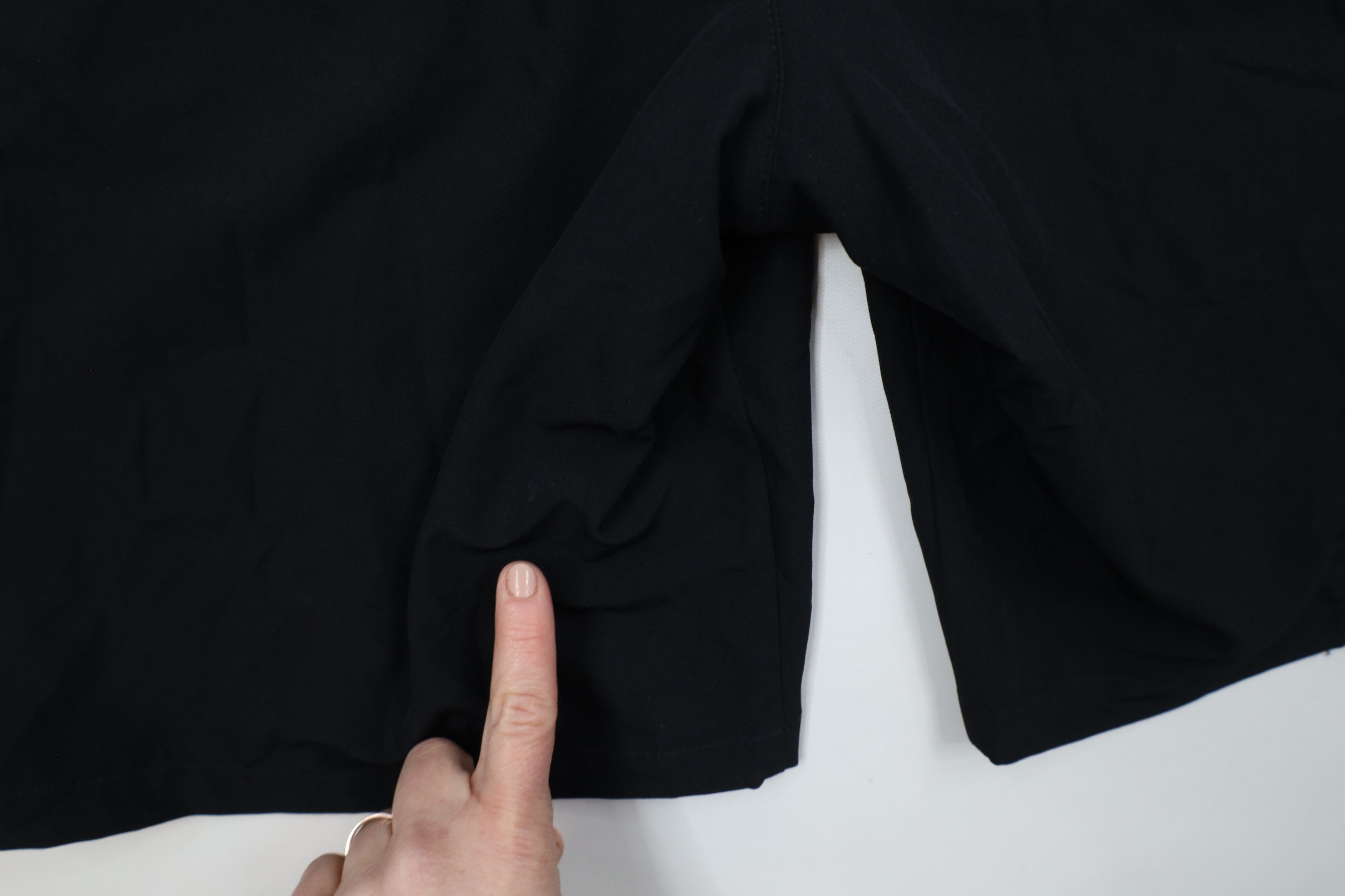 Nike × Vintage Nike Dri-Fit Flat Front Tech Golfing Golf Chino Shorts Black Size US 32 / EU 48 - 13 Thumbnail