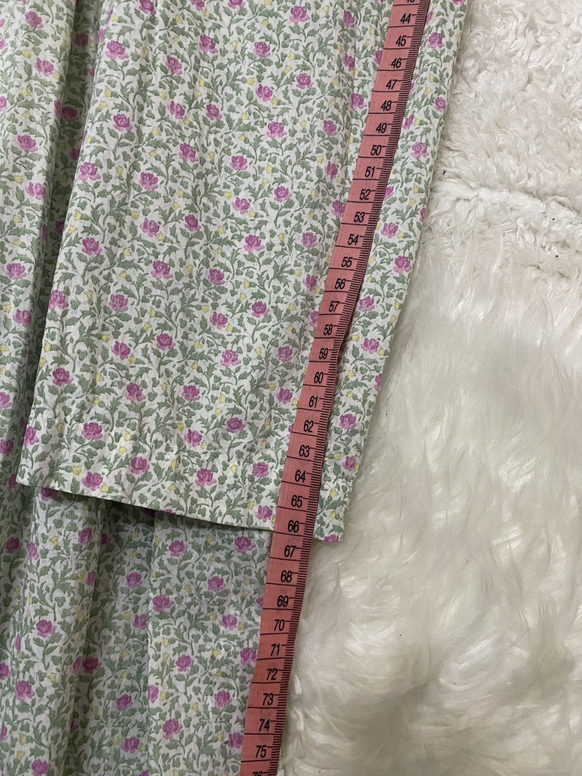 Comme des Garcons VINTAGE 90s FLORAL PATERN AD1991 TRICOT CDG MID-LENGHT DRESS Size XS / US 0-2 / IT 36-38 - 25 Thumbnail