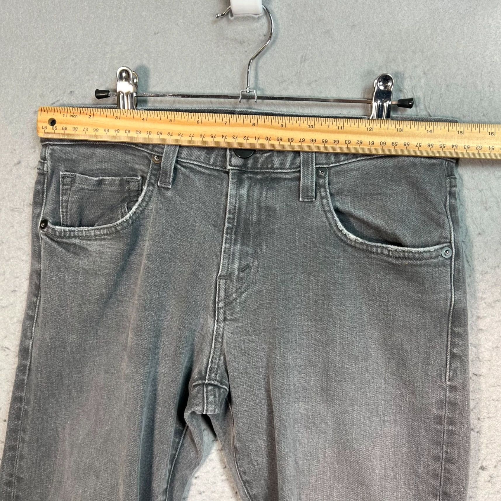 J Brand J Brand Jeans Mens 29 Tyler Tapered Leg Grey Cotton Blend Denim Shirt? Size US 29 - 7 Thumbnail