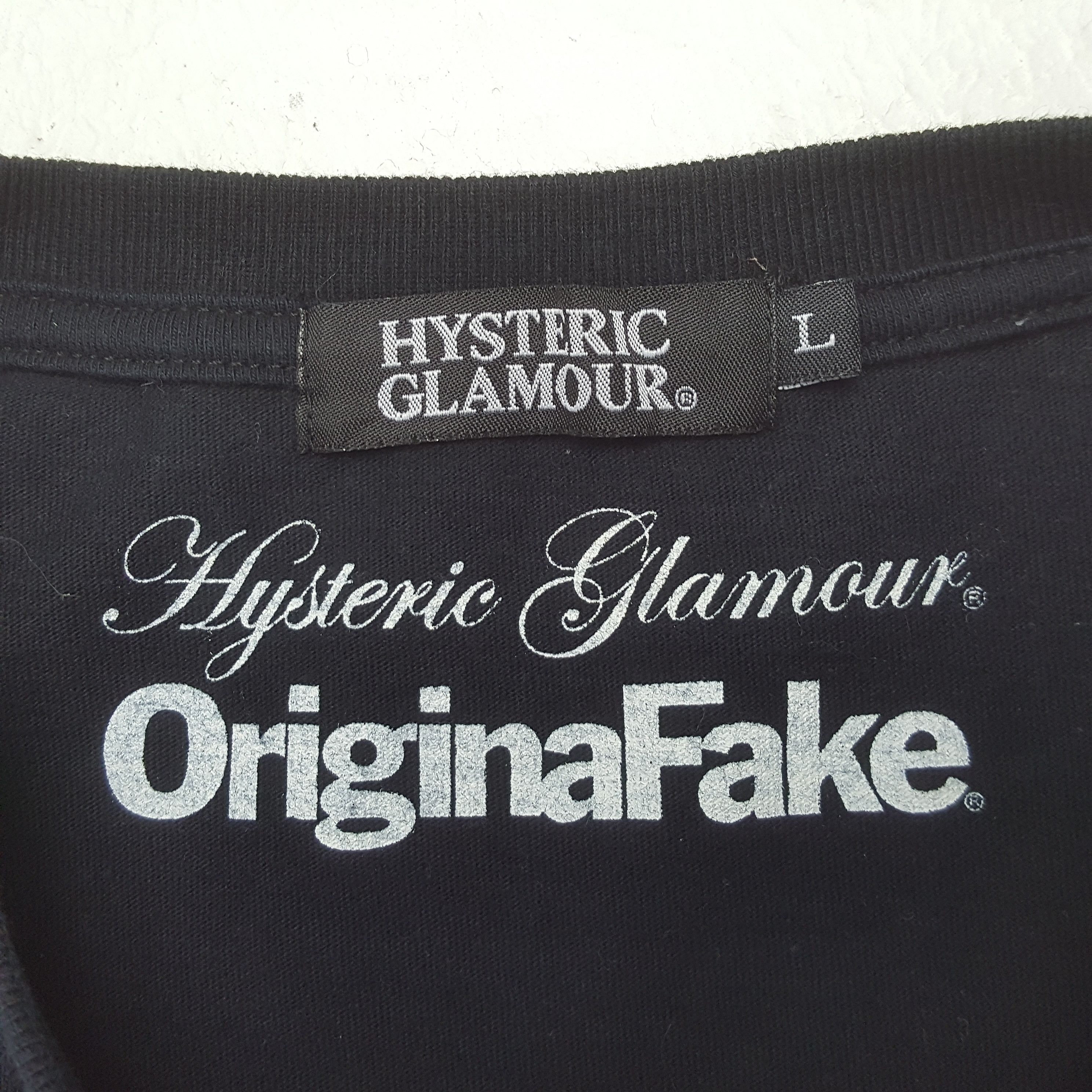 Hysteric Glamour Hysteric Glamour X Originafake Streetwear Tshirt C301N41 Size US S / EU 44-46 / 1 - 4 Thumbnail