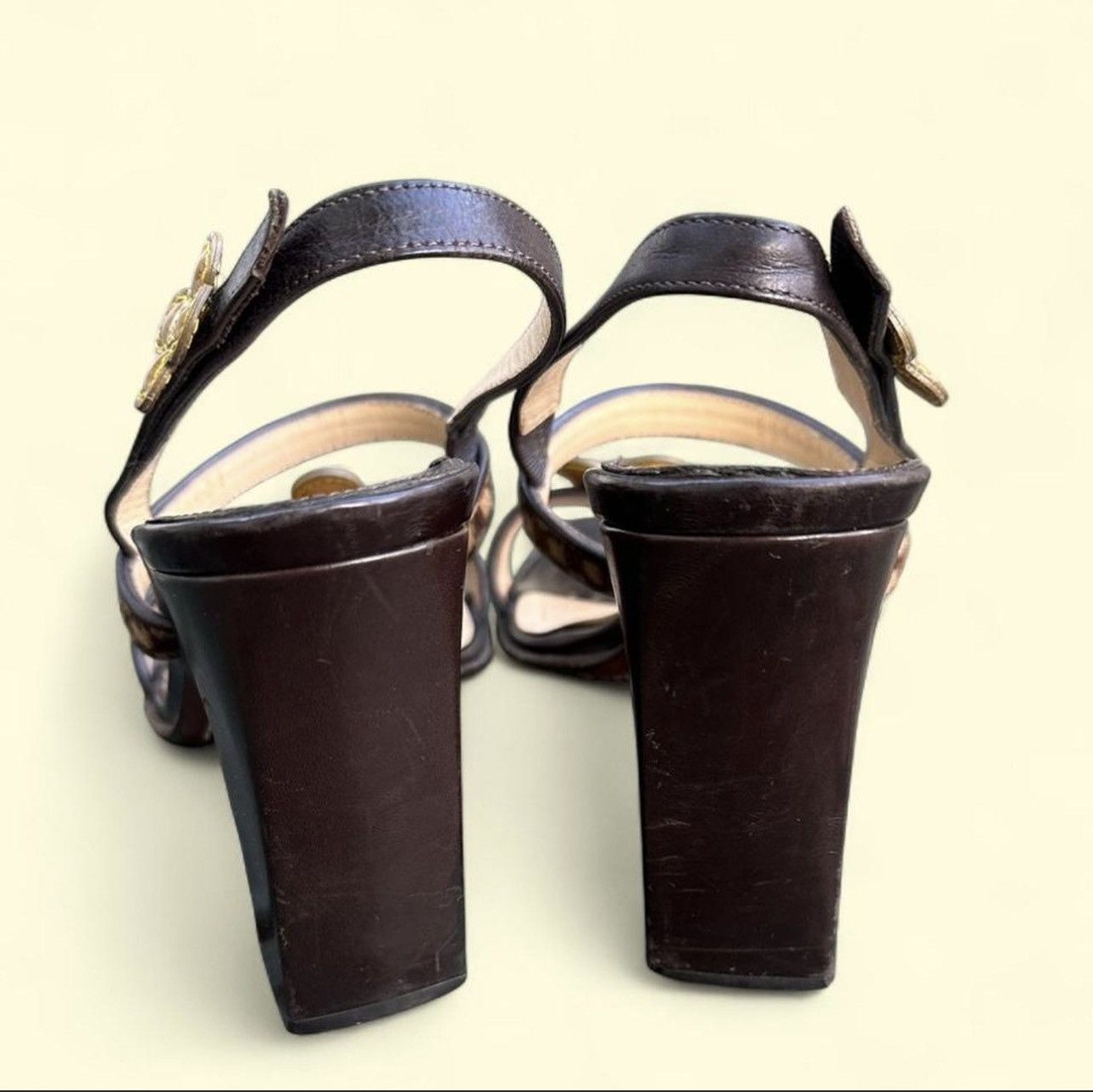 Louis Vuitton Authentic Vintage Louis Vuitton Damier Sauvage Sandals - 4.5 Size US 4.5 / IT 34.5 - 3 Thumbnail