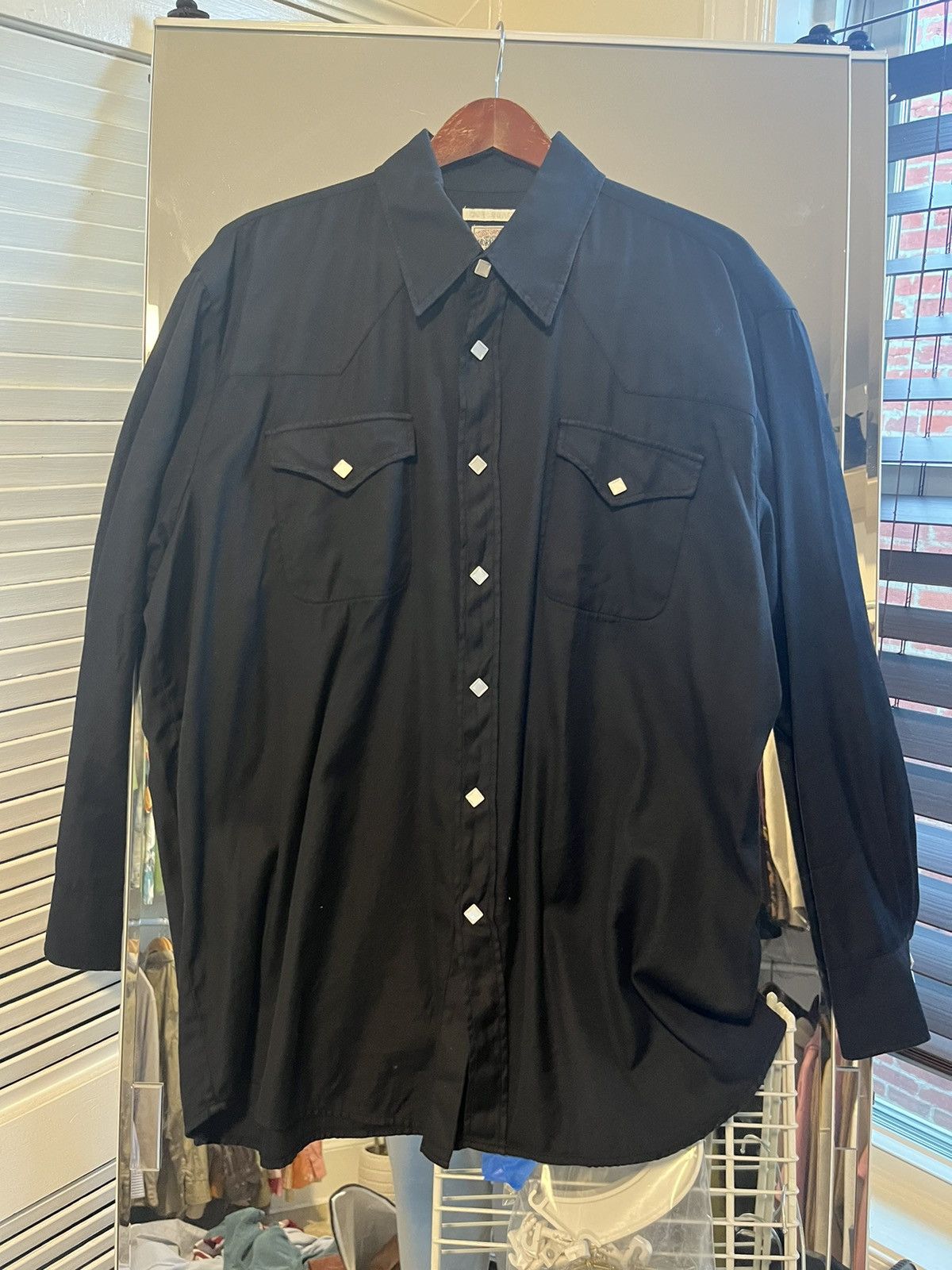 Our Legacy Stussy Our Legacy Workshop Black Diamond Ranch Shirt Medium |  Grailed