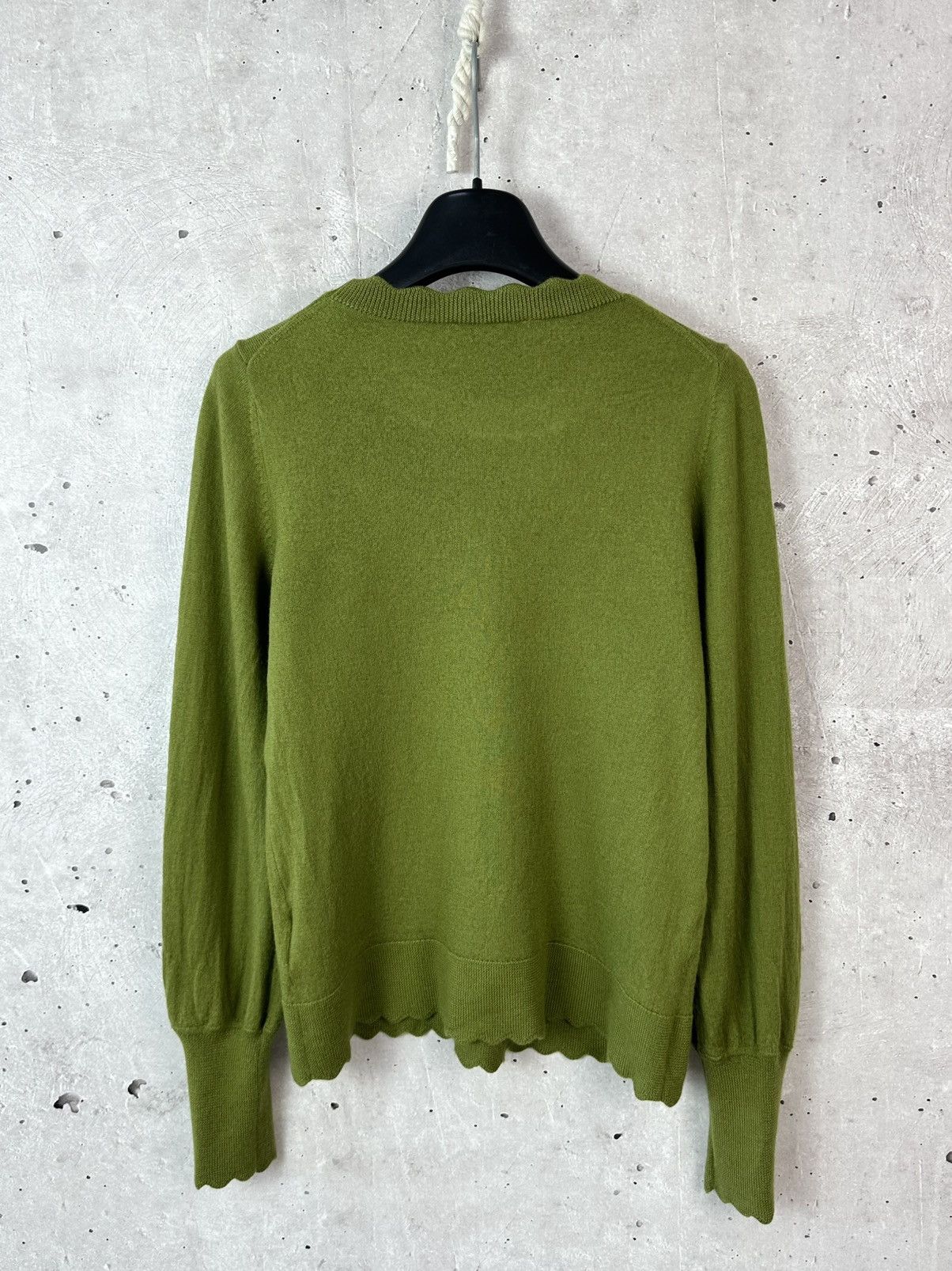 Other Wyse London Wool Green Knit Long Sleeve Women’s Sweater Size S / US 4 / IT 40 - 6 Thumbnail