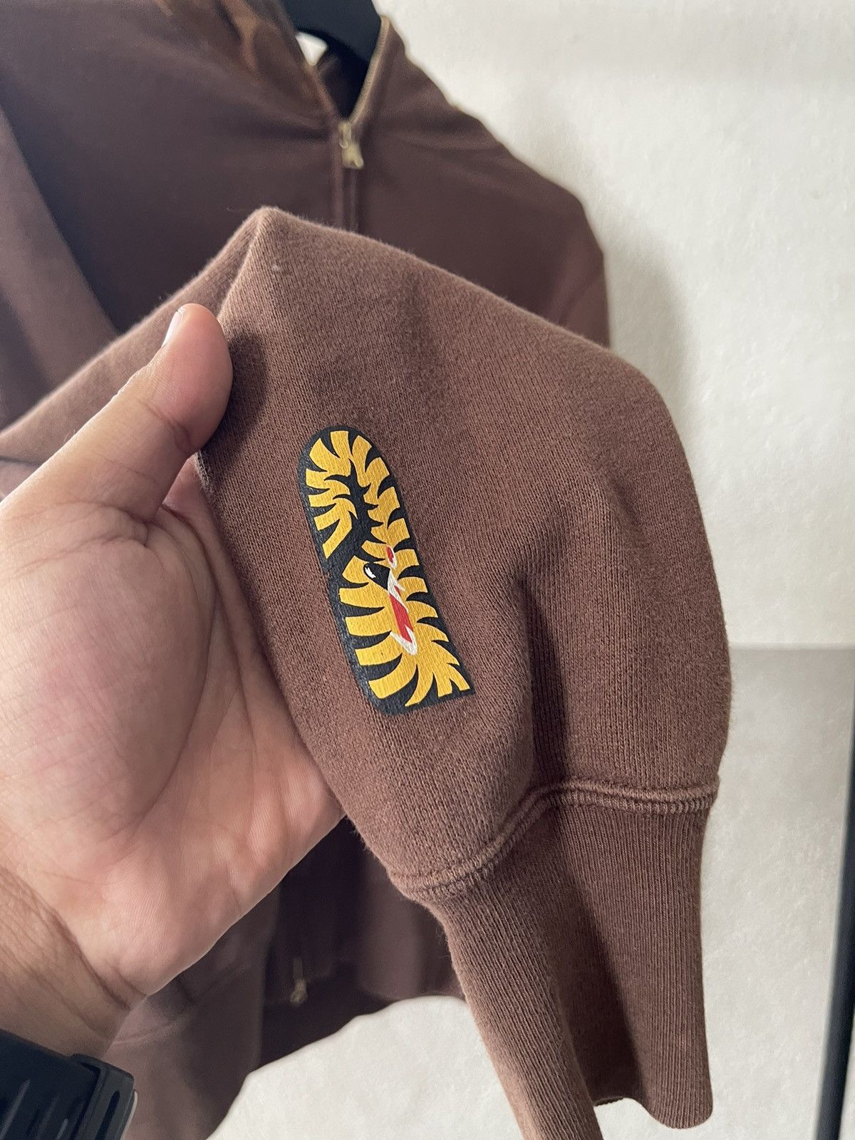 Bape Bape Tiger Full Zip Funthera Militia Brown Hoodie Size S / US 4 / IT 40 - 7 Thumbnail