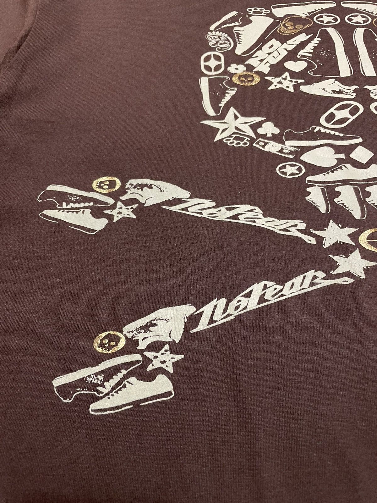 Billabong × No Fear × Quiksilver Vintage No Fear Skull ☠️ Long Sleeve Size US XL / EU 56 / 4 - 8 Thumbnail