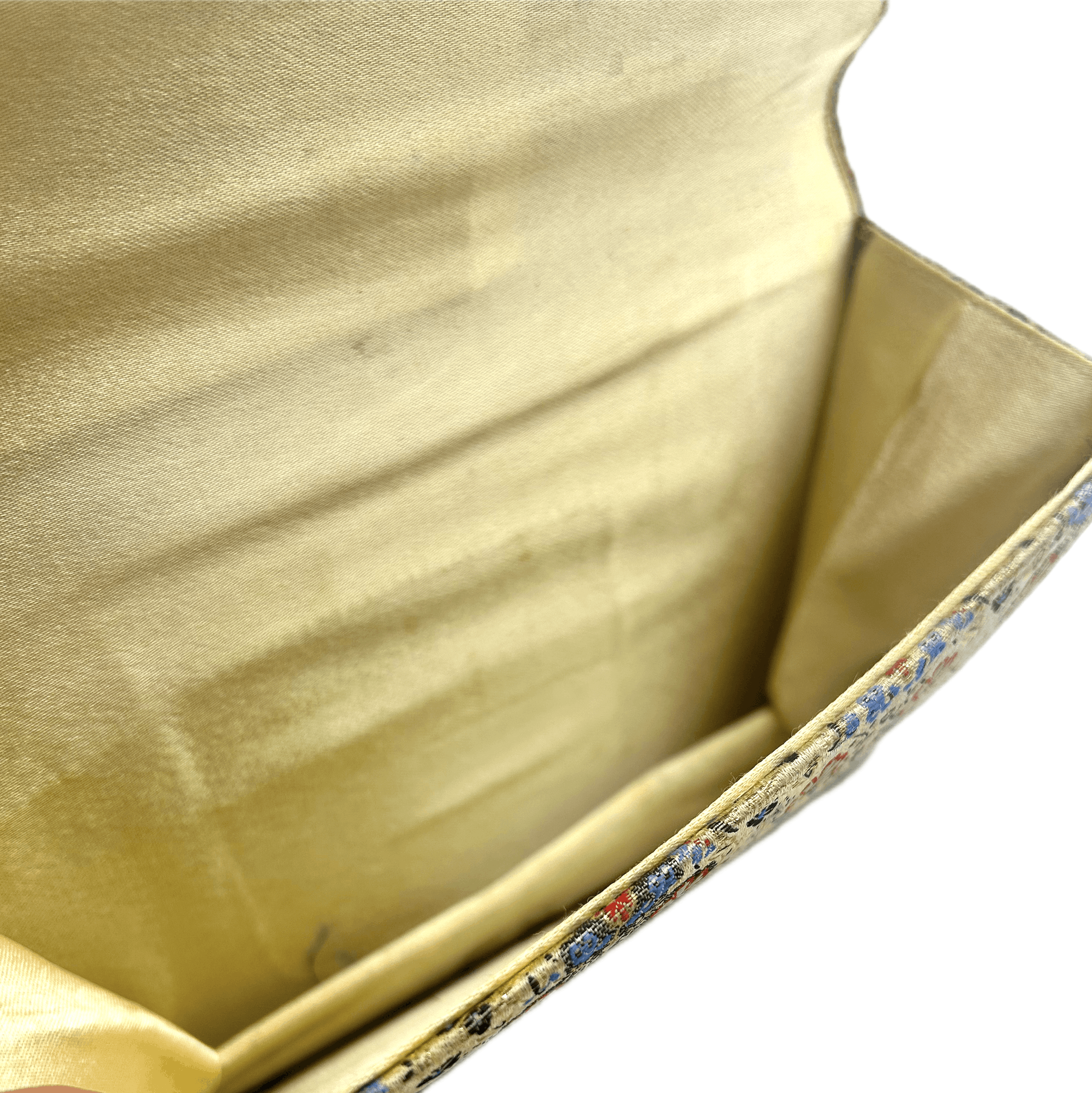 Vintage 1950's Floral Satin Clutch Size ONE SIZE - 5 Thumbnail