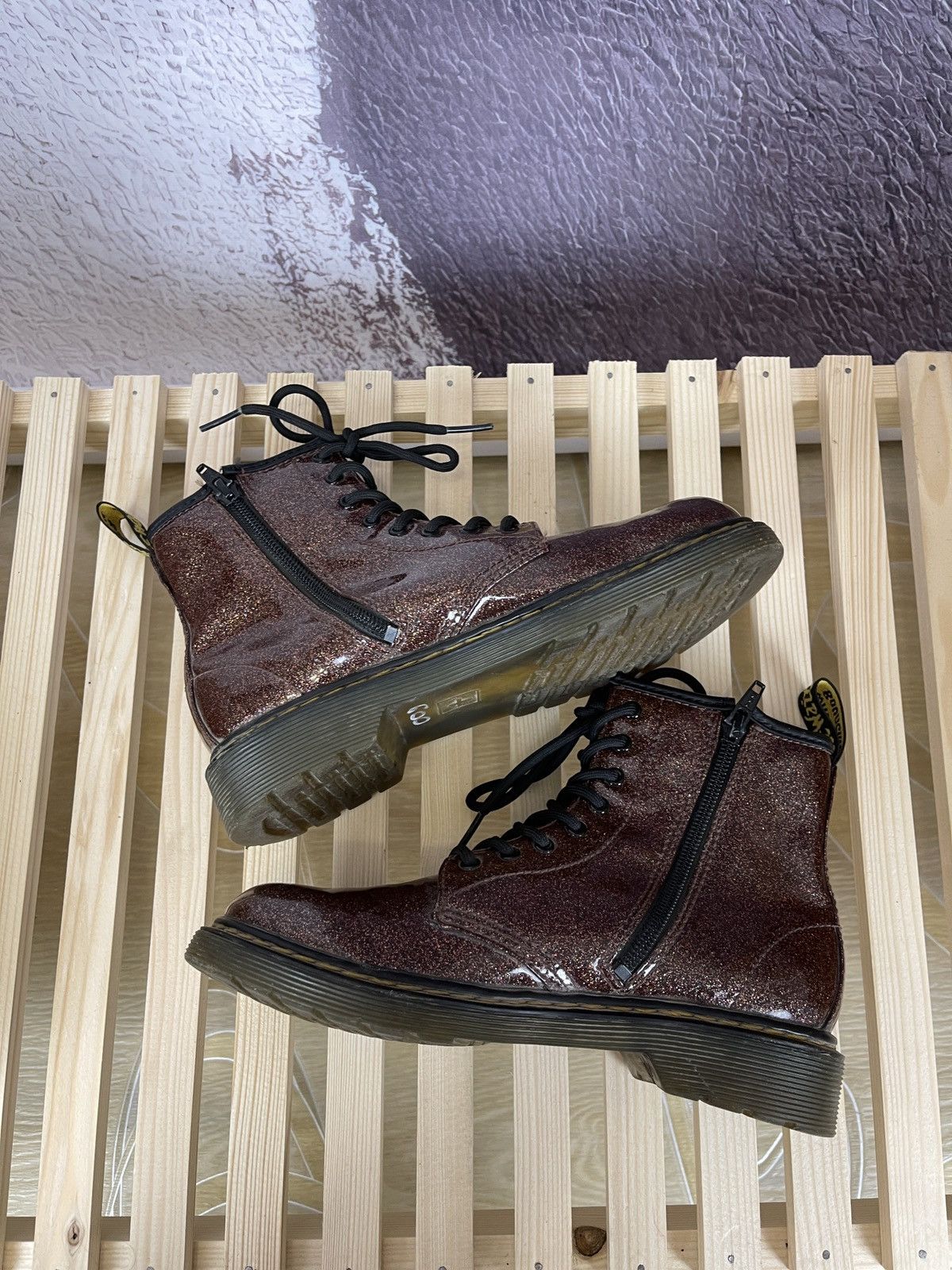 Dr. Martens Dr.Martens 1460 Glitter J AW501 boots vintage Size US 4 / IT 34 - 9 Thumbnail