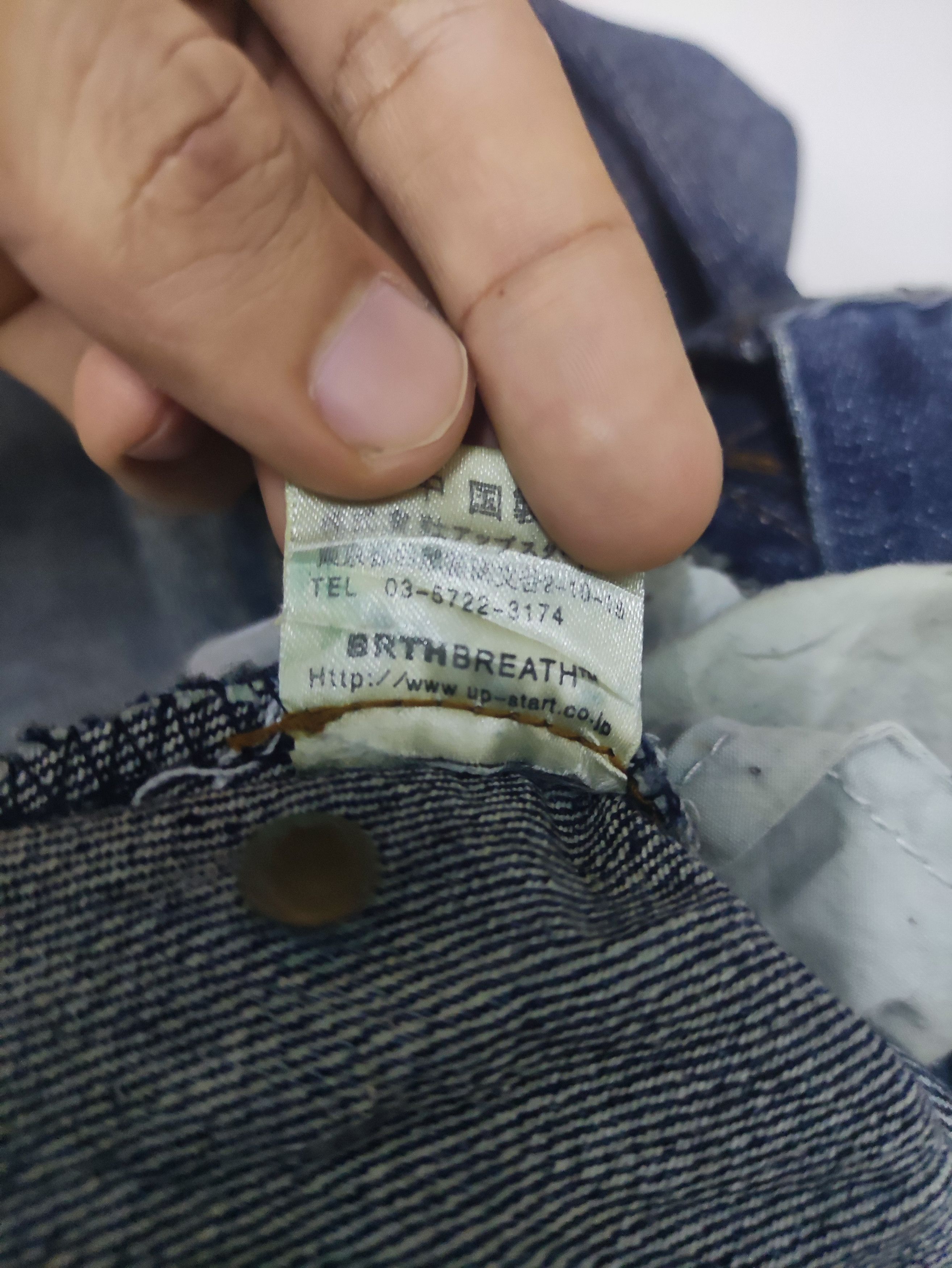 Japanese Brand Vintage Japanese Brand Double Waist Denim Faded Pants Size US 30 / EU 46 - 14 Thumbnail
