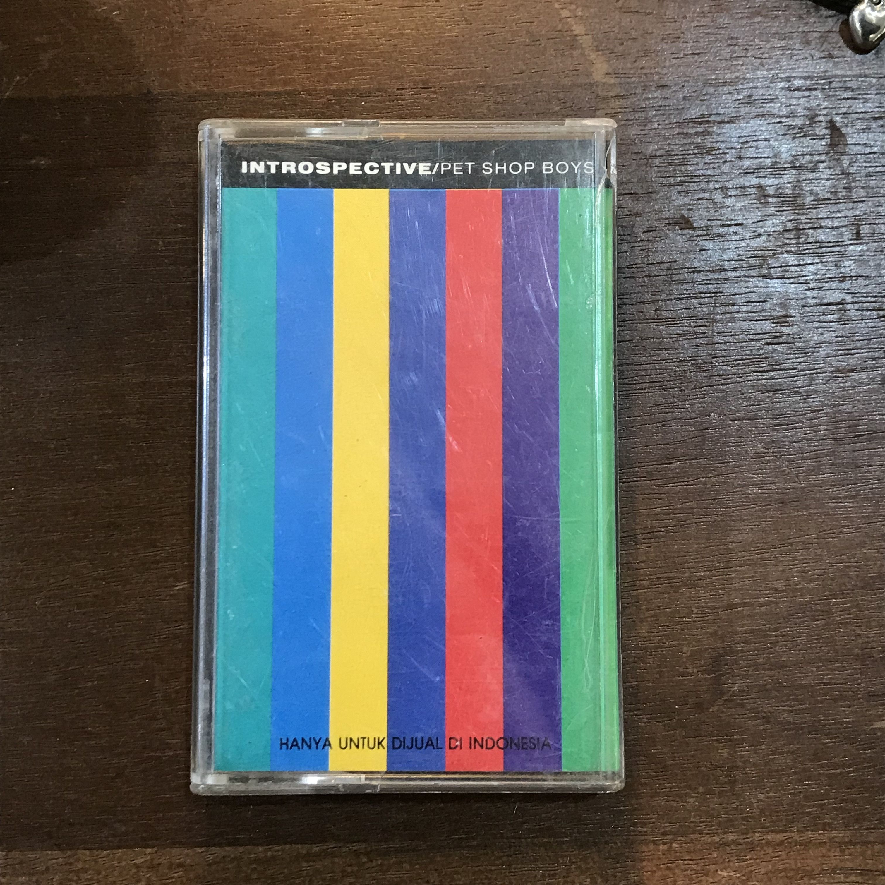 Vintage Pet Shop Boys – Introspective Cassette Tape 1988 kaset pita Size ONE SIZE - 1 Thumbnail