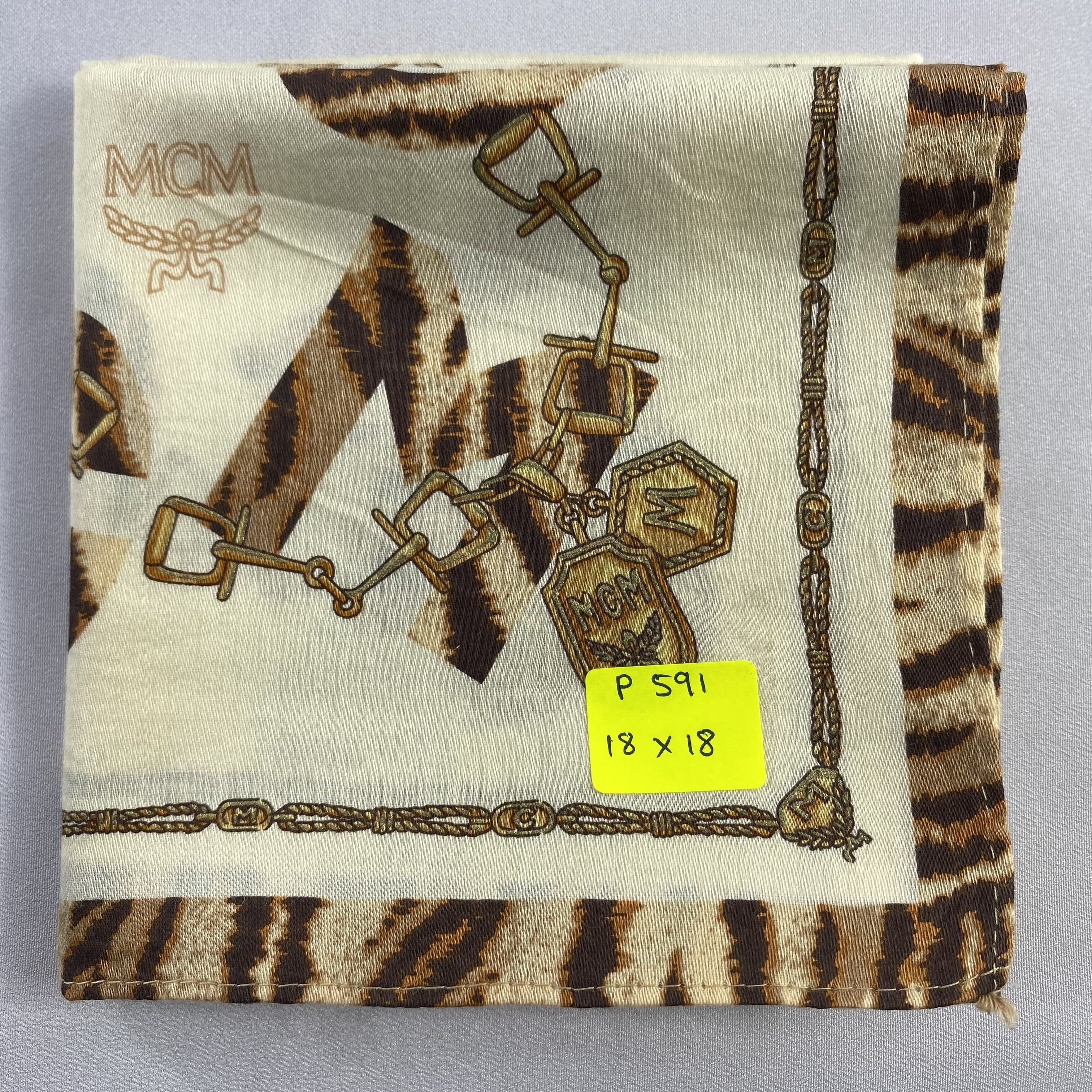 MCM × Vintage MCM Neckerchief / Bandana / Handkerchief-P591 Size ONE SIZE - 5 Thumbnail