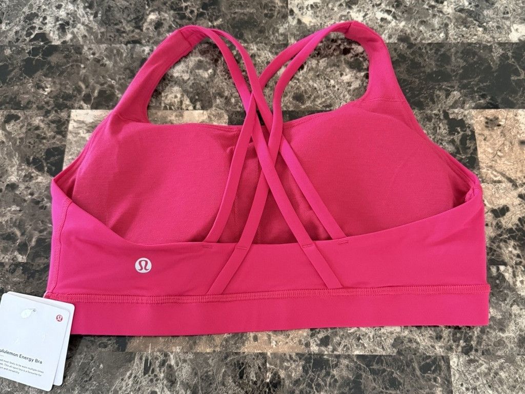 Lululemon LULULEMON ENERGY BRA MEDIUM SUPPORT B/C CUP CALYPSO SIZE 10 Size ONE SIZE - 1 Thumbnail