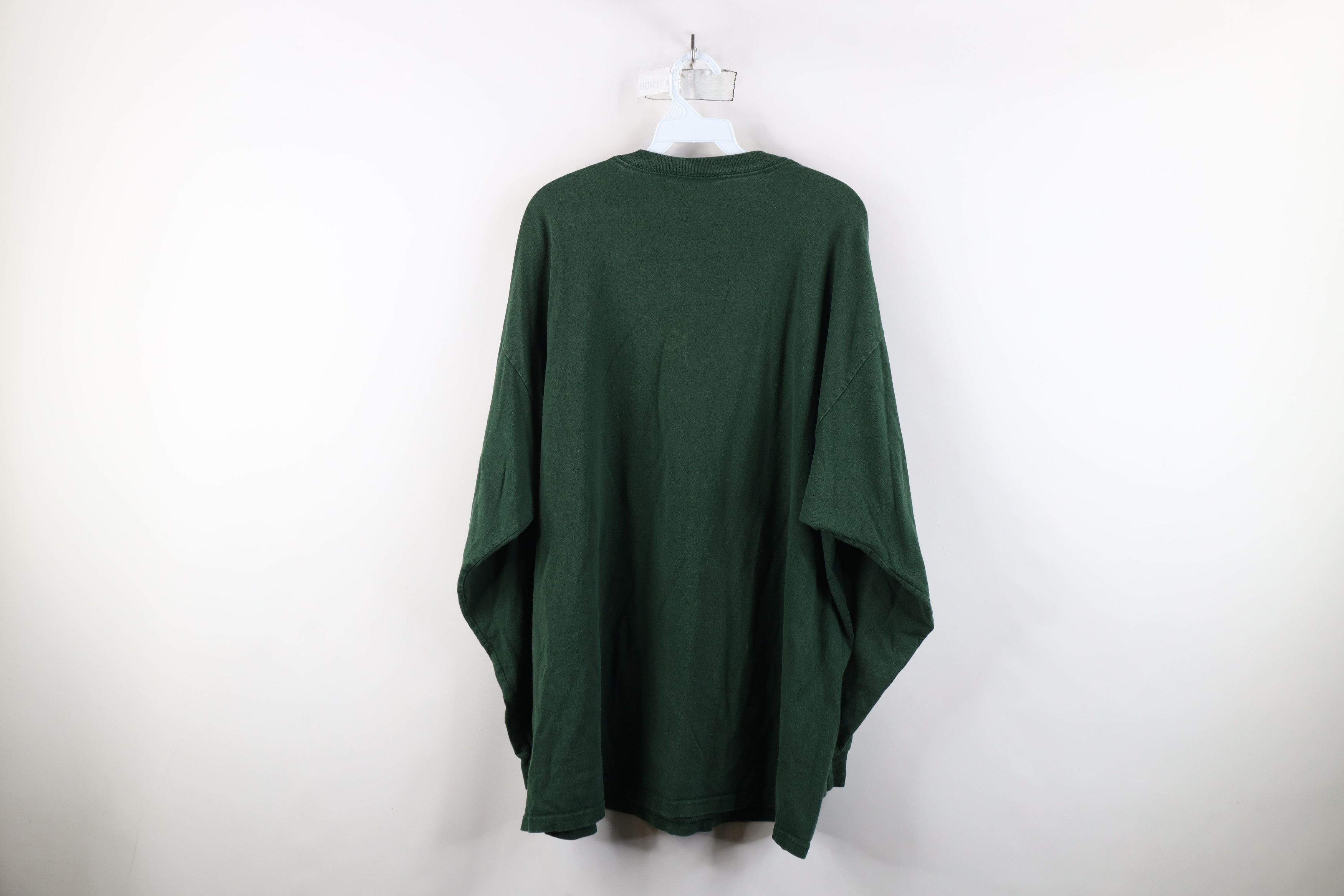 Vintage Vintage 90s Michigan State University Long Sleeve T-Shirt Size US XXL / EU 58 / 5 - 11 Thumbnail