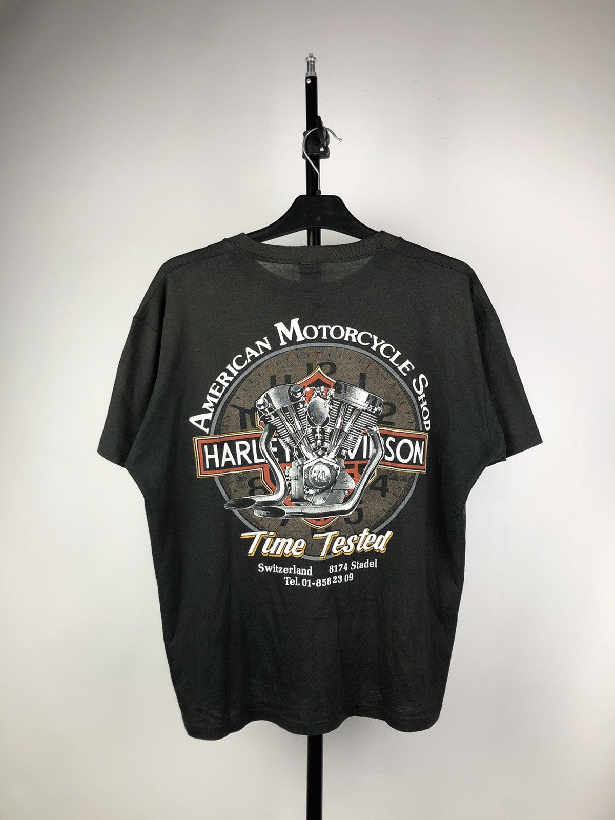 Harley Davidson 🔥🇺🇸HARLEY-DAVIDSON 70S VERY RARE VINTAGE SINGLE STITCH Size US M / EU 48-50 / 2 - 2 Thumbnail
