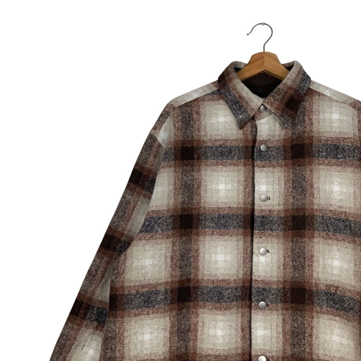 Flannel AZUL by Moussy Shadow Plaid Flannel Jacket #2132-C94 Size US XXL / EU 58 / 5 - 6 Thumbnail
