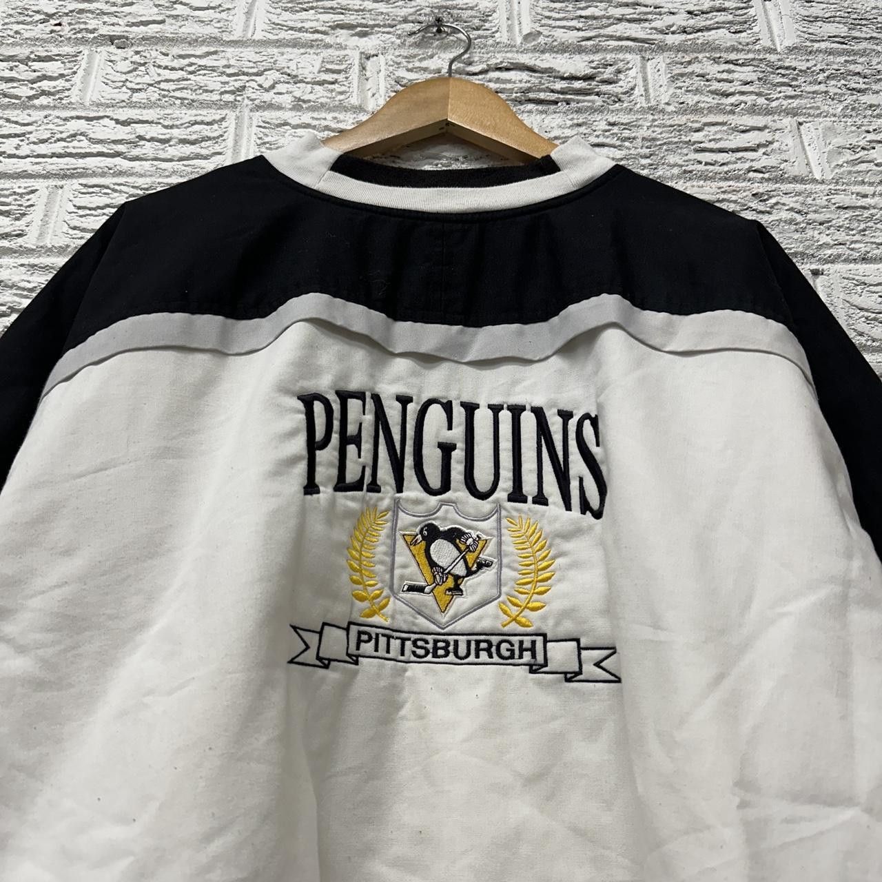 Logo 7 RARE Vintage Pittsburgh Penguins Quilted Jacket Men’s XL Size US XL / EU 56 / 4 - 2 Thumbnail