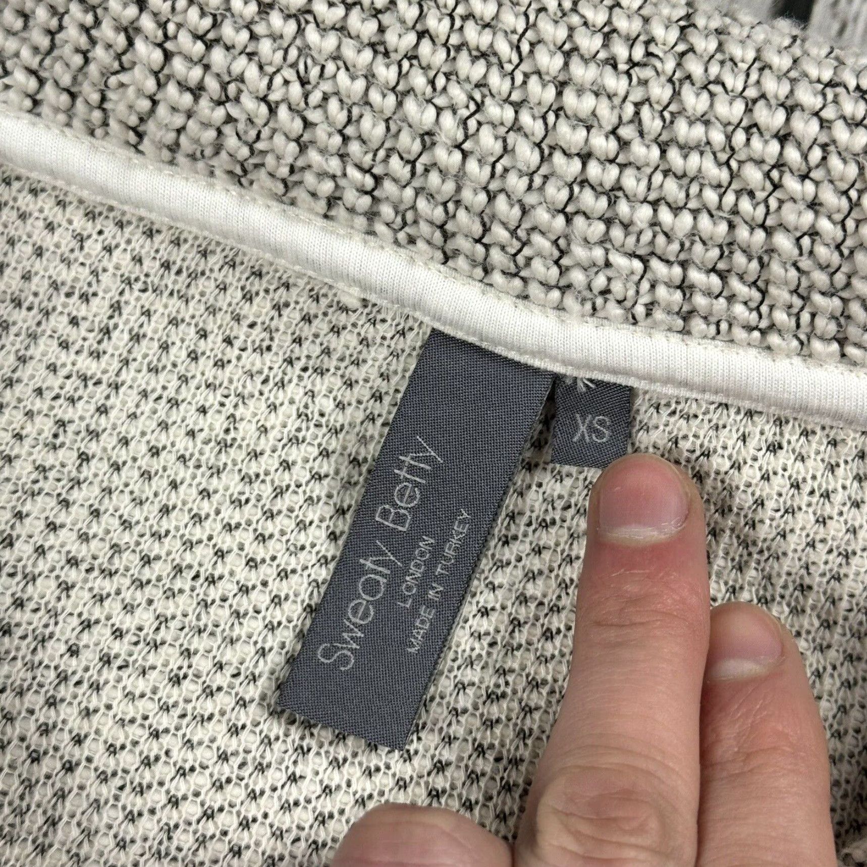 Sweaty Betty SWEATY BETTY Restful Boucle Full-Zip Jacket XS Heathered Gray Womens Activewear Yoga Size XS / US 0-2 / IT 36-38 - 5 Thumbnail