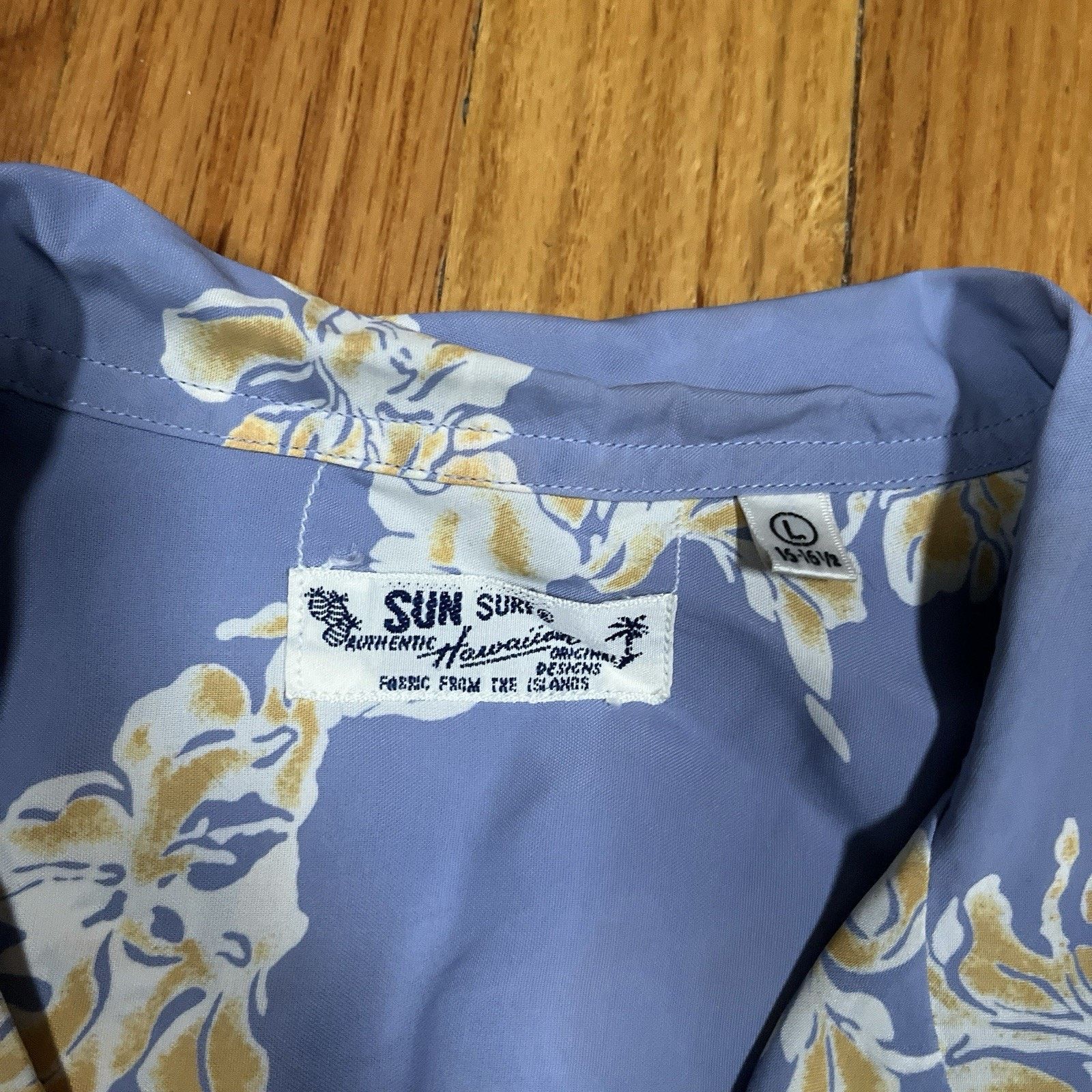 Sun Surf Sun Surf Rayon Lavender Floral Aloha Hawaiian Shirt Japan Size US L / EU 52-54 / 3 - 3 Thumbnail