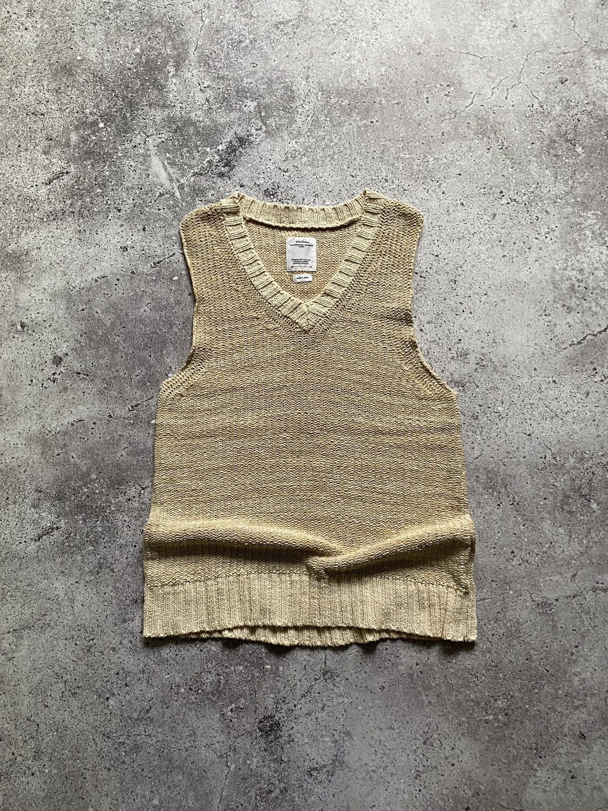 Visvim Visvim Silk Linen Mixed Knit Vest Size M / US 6-8 / IT 42-44 - 1 Thumbnail