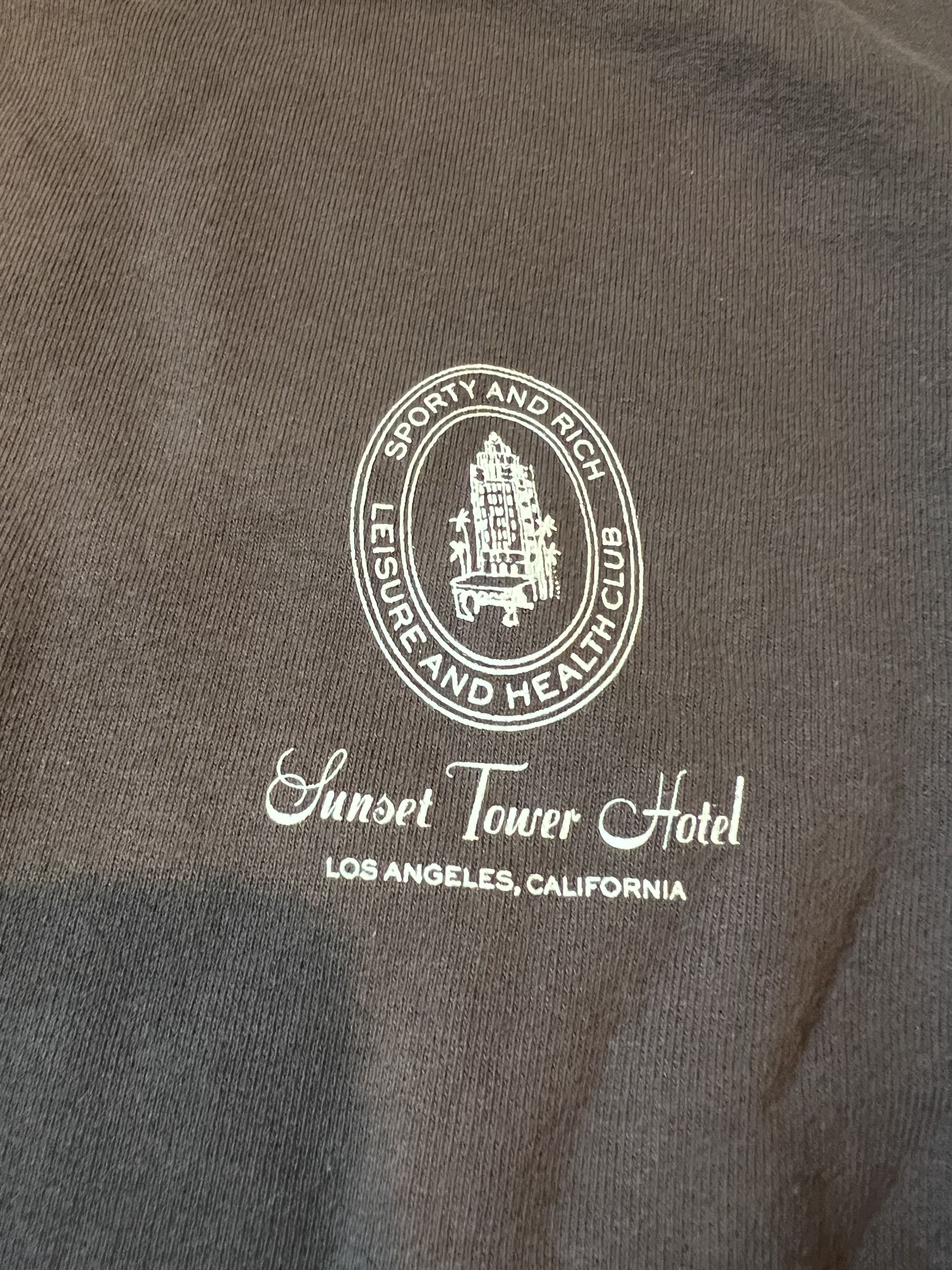 Sporty & Rich Sporty & Rich Chocolate Crewneck Large Retail $165 Size US L / EU 52-54 / 3 - 3 Thumbnail