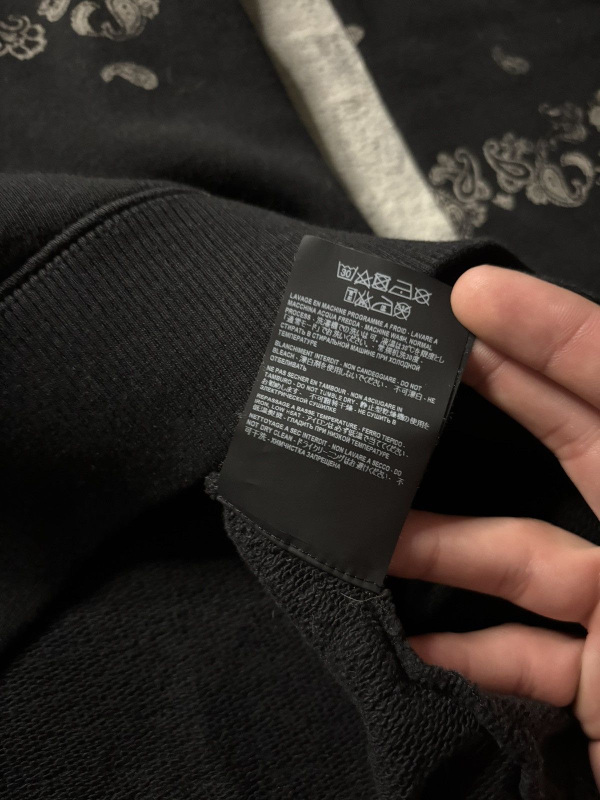 Saint Laurent Paris Saint Laurent Paisley Hoodie Size US M / EU 48-50 / 2 - 5 Thumbnail