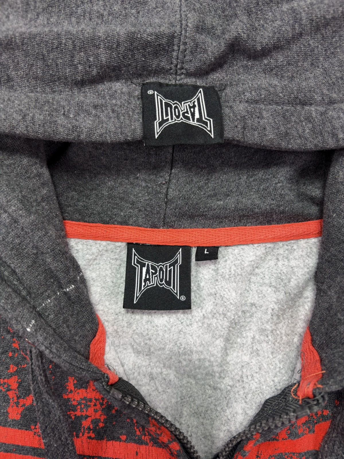 Tapout Tapout Big Splash Logo Zip Hoodie L XL Affliction MMA Size US L / EU 52-54 / 3 - 9 Thumbnail