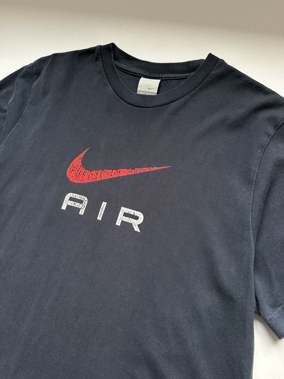 Nike × Vintage Vintage Y2k Nike Air Big Swoosh Logo Tee Size US M / EU 48-50 / 2 - 4 Thumbnail